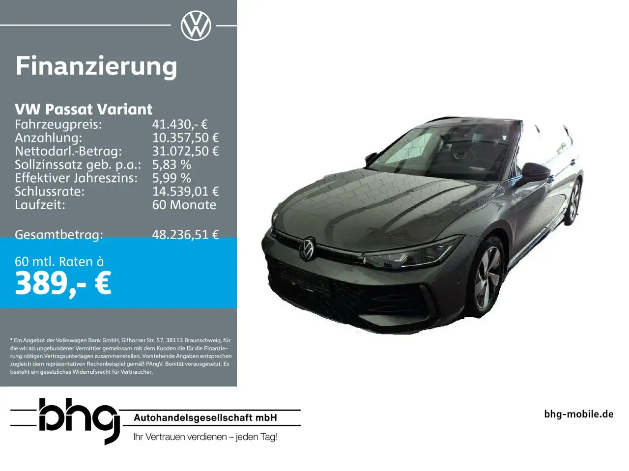 Volkswagen Passat Variant 2.0TDI DSG R-Line BlackStyle Busi — photo 1 of 6