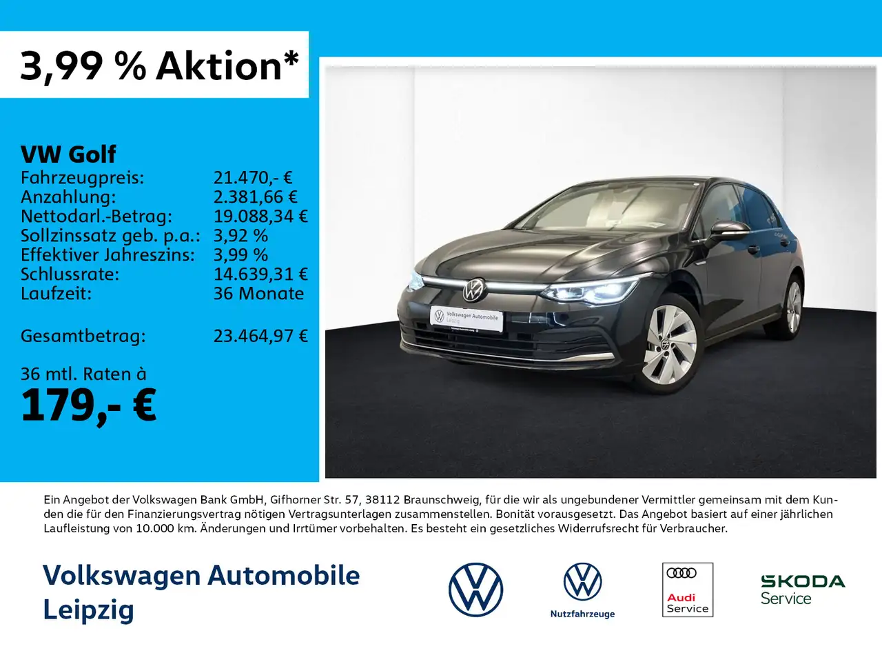Volkswagen Golf VIII Style 1.5 eTSI DSG *Navi*LED* — photo 1 of 11