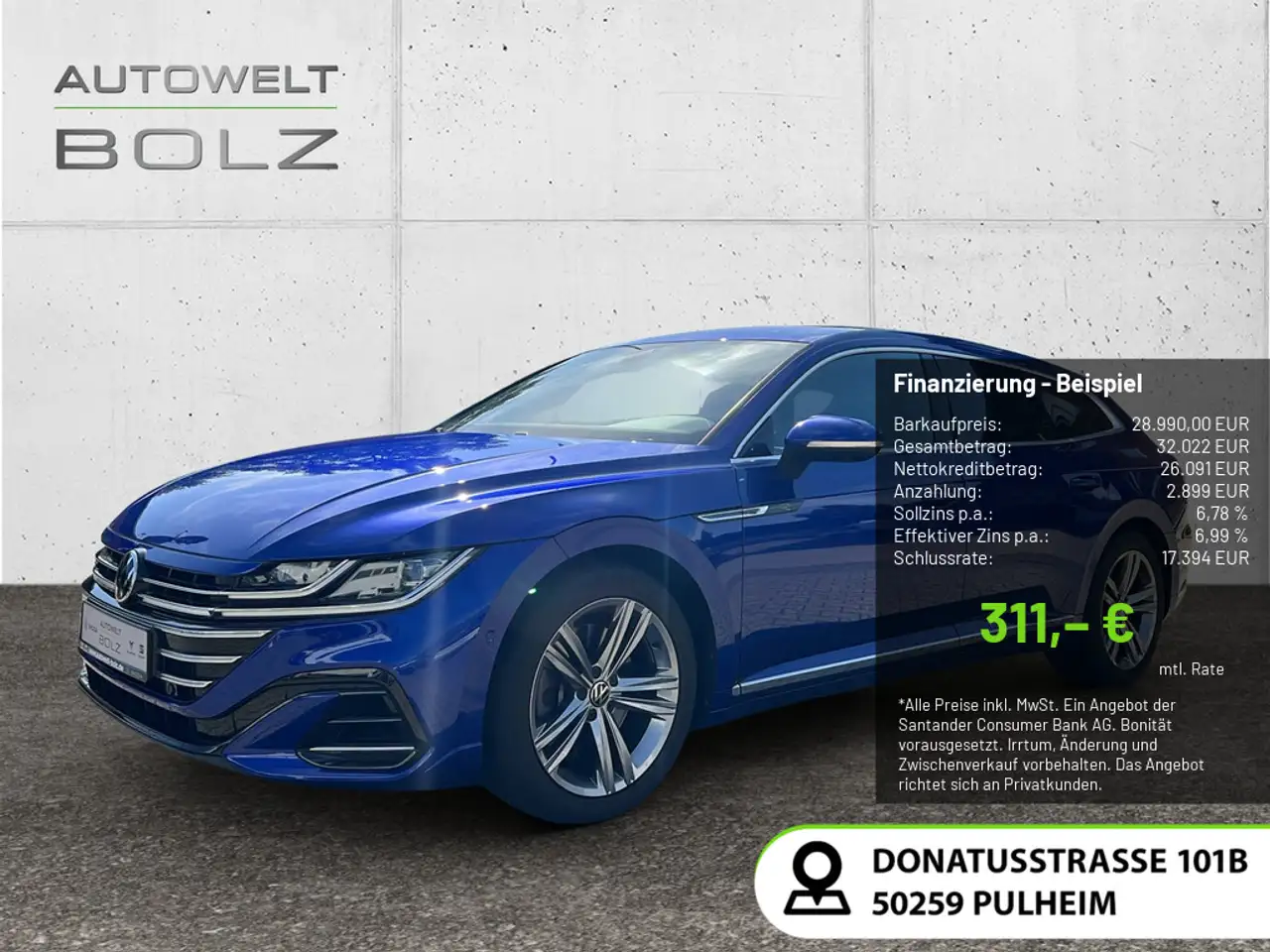 Volkswagen Arteon Shooting Brake 2.0 TSI R-Line 4M 360° — photo 1 of 21