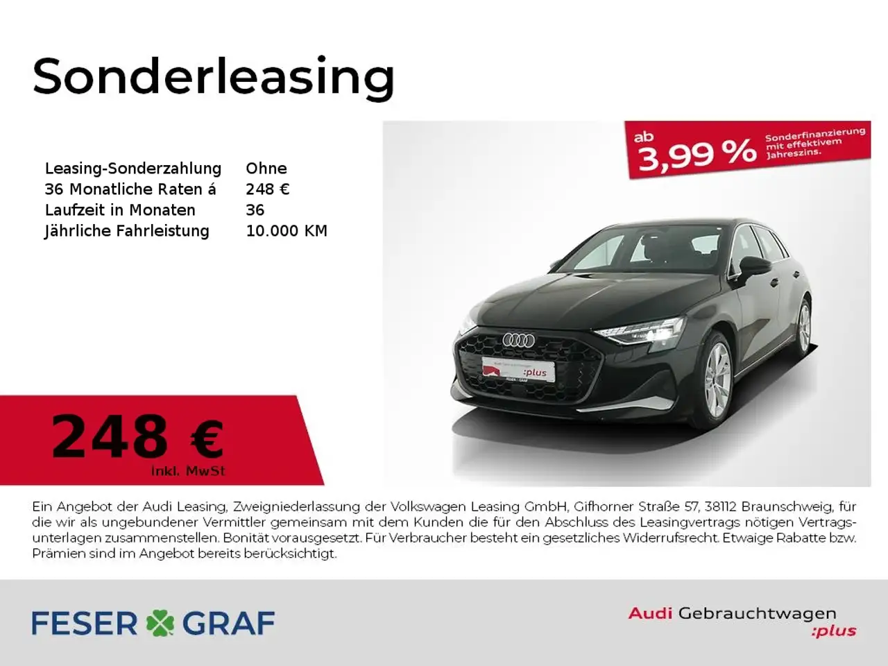 Audi A3 Sportback Adv. 35 TDI S tronic V-Cockp./Navi — photo 1 of 18