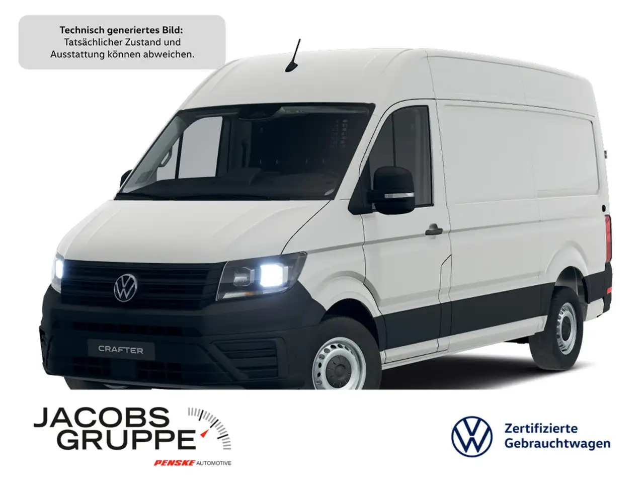 Volkswagen Crafter Kasten 2.0 TDI MR HD*CAM*NAVI*Vorb. AHK*AC — photo 1 of 12