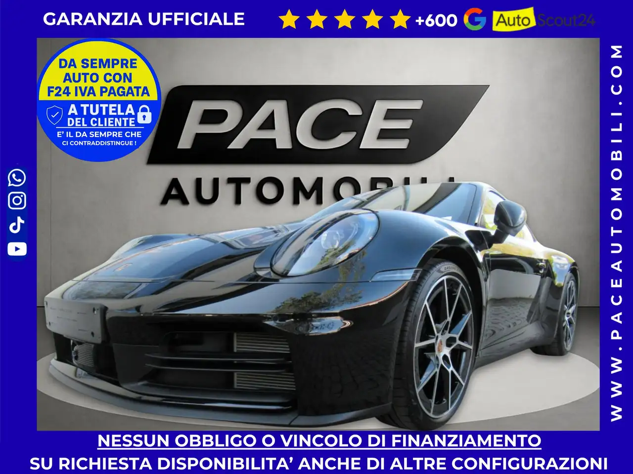 Porsche 911 992.2 TETTO SPORT CHRONO BOSE NAVI PDC ACC BLACK PACK — photo 1 of 15