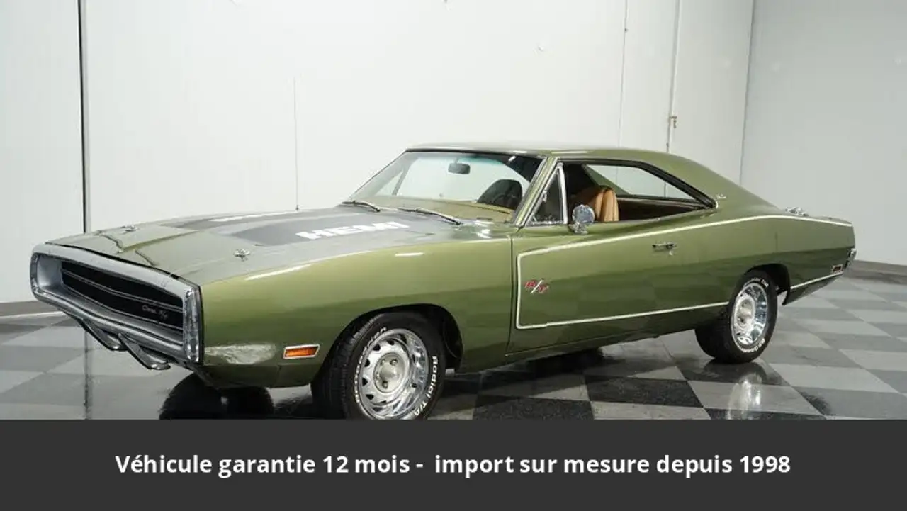 Dodge Charger 1970 Coupe 318 CI V8 230 HP Code F 3 vitesses Tous compris — photo 1 of 40