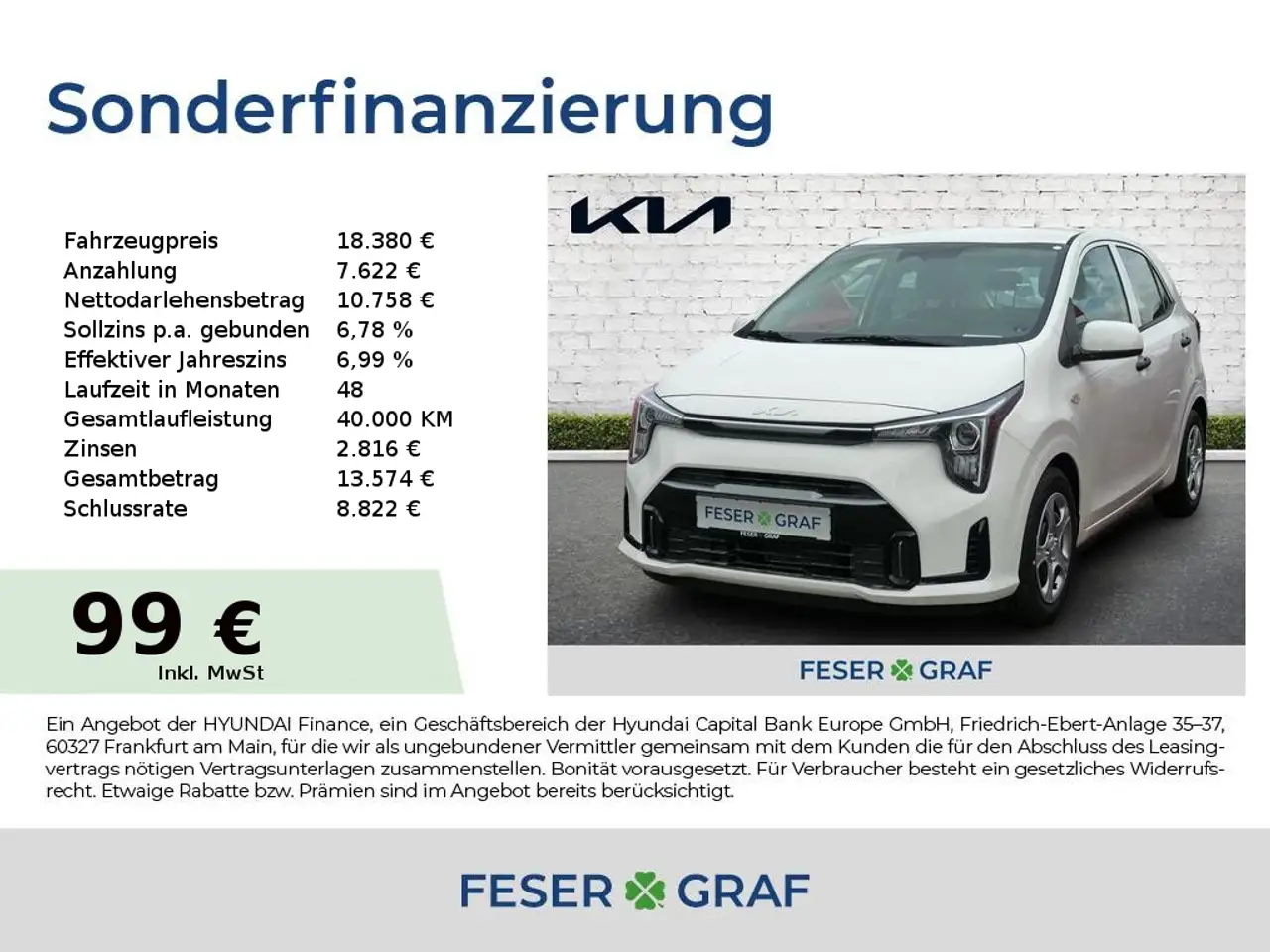 Kia Picanto PE2 1.0 GDI CORE Navi Klima Tempomat PDC — photo 1 of 15