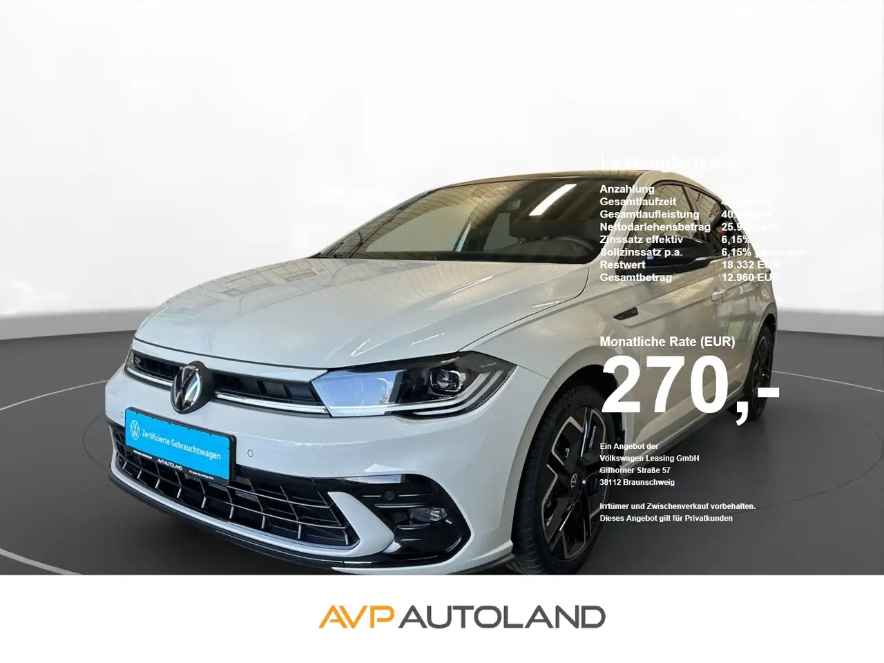 Volkswagen Polo 1.0 TSI DSG R-Line | PANO | NAVI | LED | — photo 1 of 15