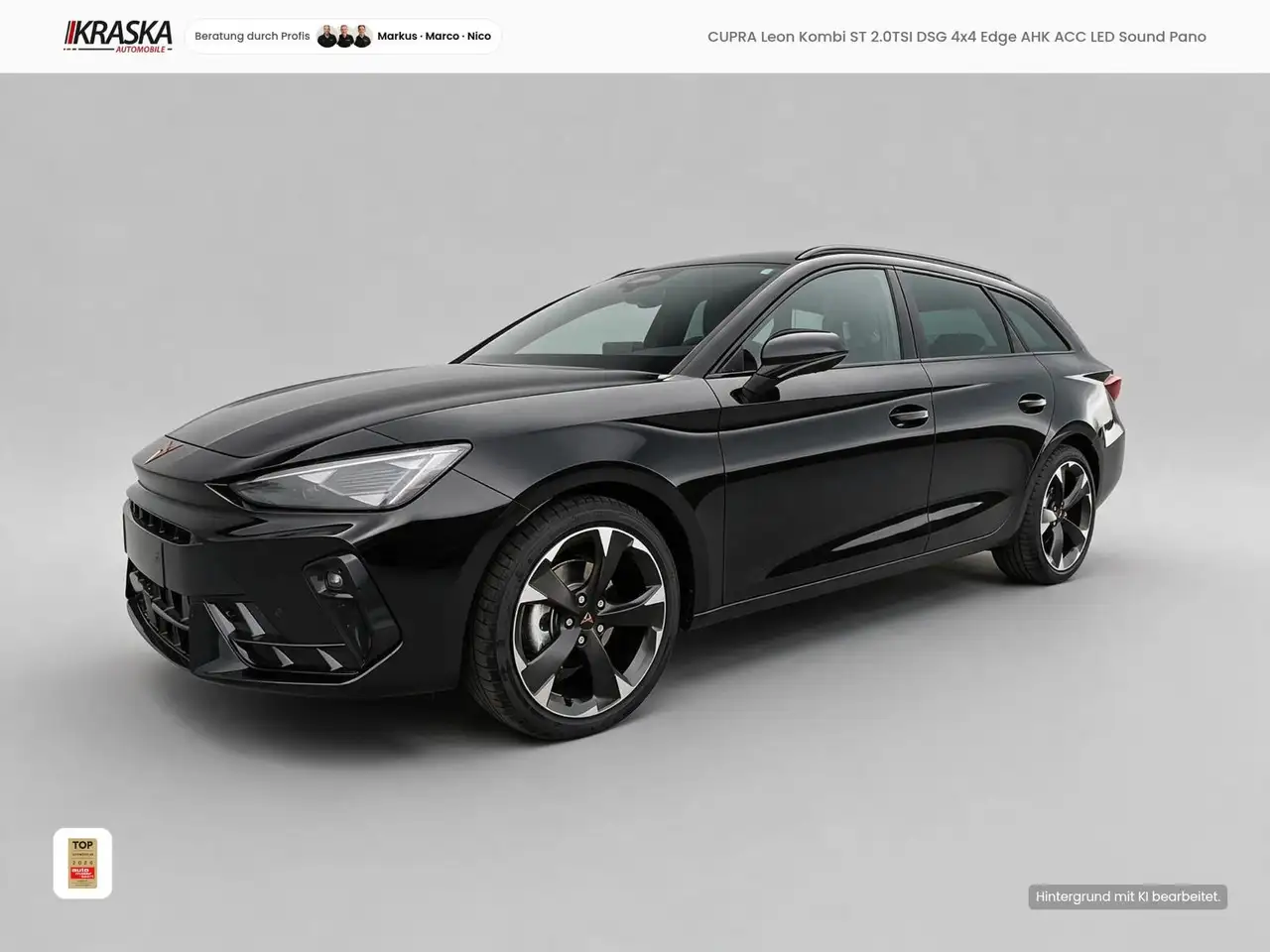 CUPRA Leon Kombi ST 2.0TSI DSG 4x4 AHK ACC Sound Pano — photo 1 of 8
