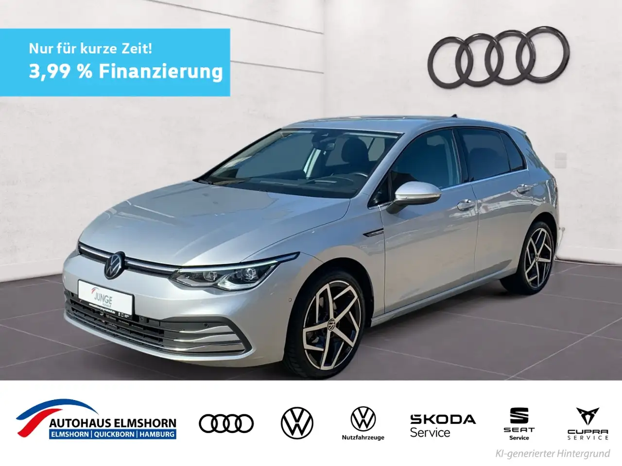Volkswagen Golf VIII Style 2.0 TDI DSG 3,99% APP HEAD 18" ACC DWA — photo 1 of 25