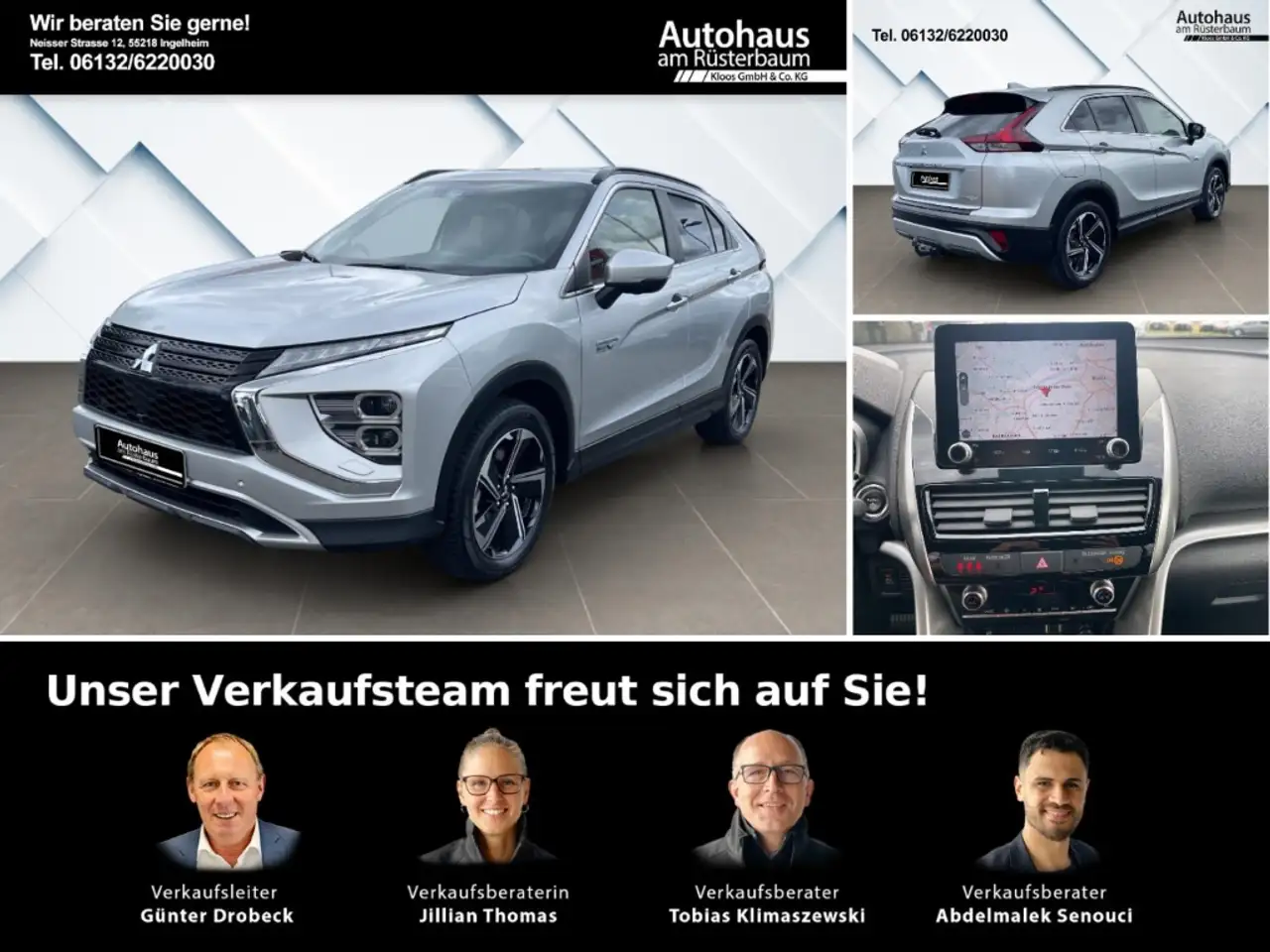 Mitsubishi Eclipse Cross PHEV PLUS Intro 4WD StandHZG 360 Kamera LED ACC Ap — photo 1 of 16