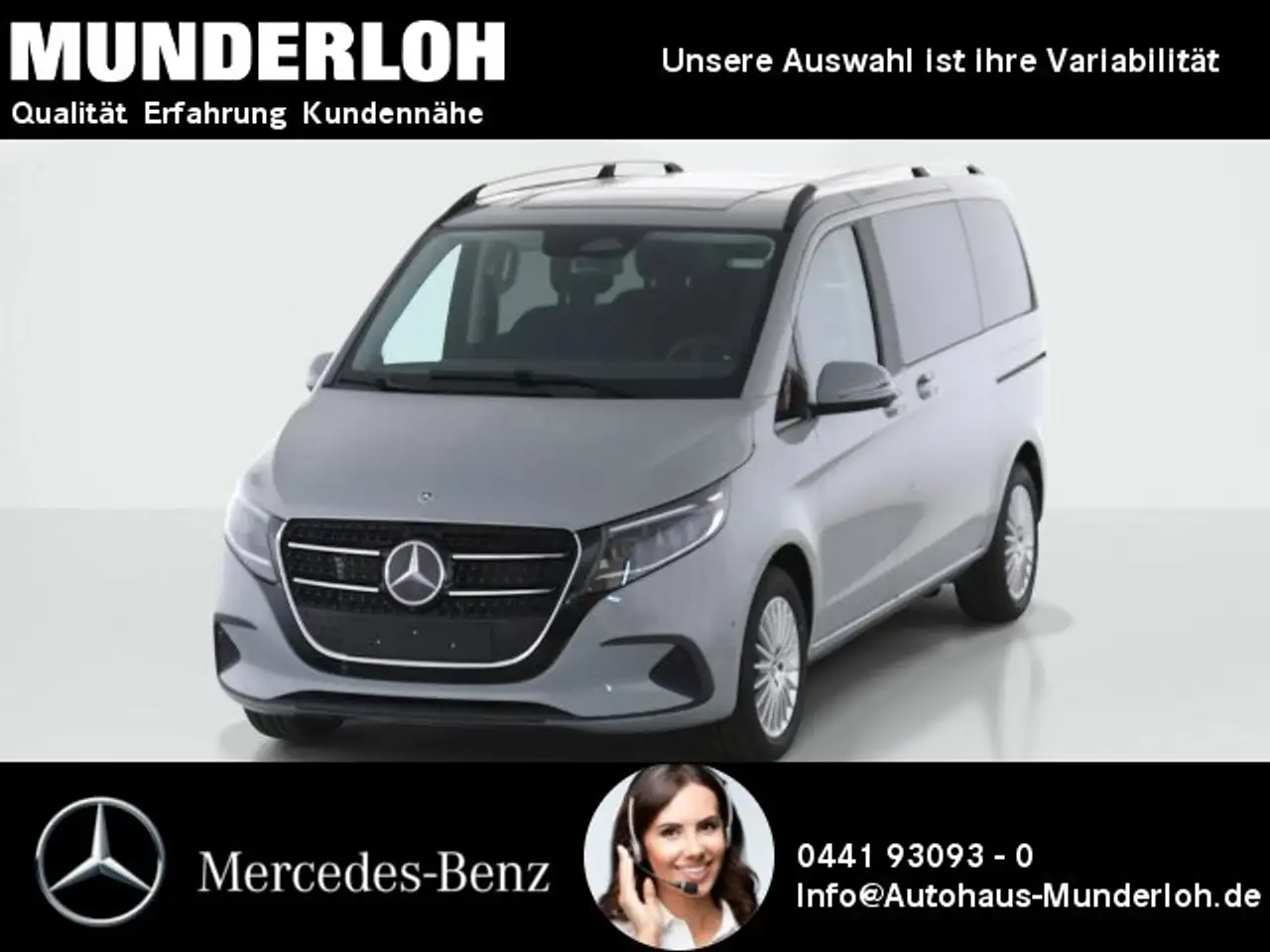 Mercedes-Benz V 220 d STYLE Kompakt EASY PACK+ACC+AHK+SITZHZG — photo 1 of 18
