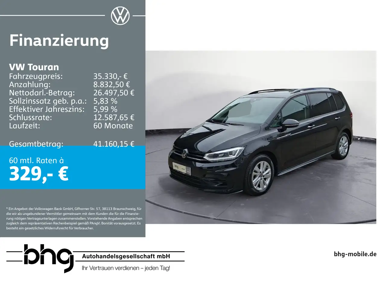 Volkswagen Touran 2.0 TDI DSG Comfortline — photo 1 of 21