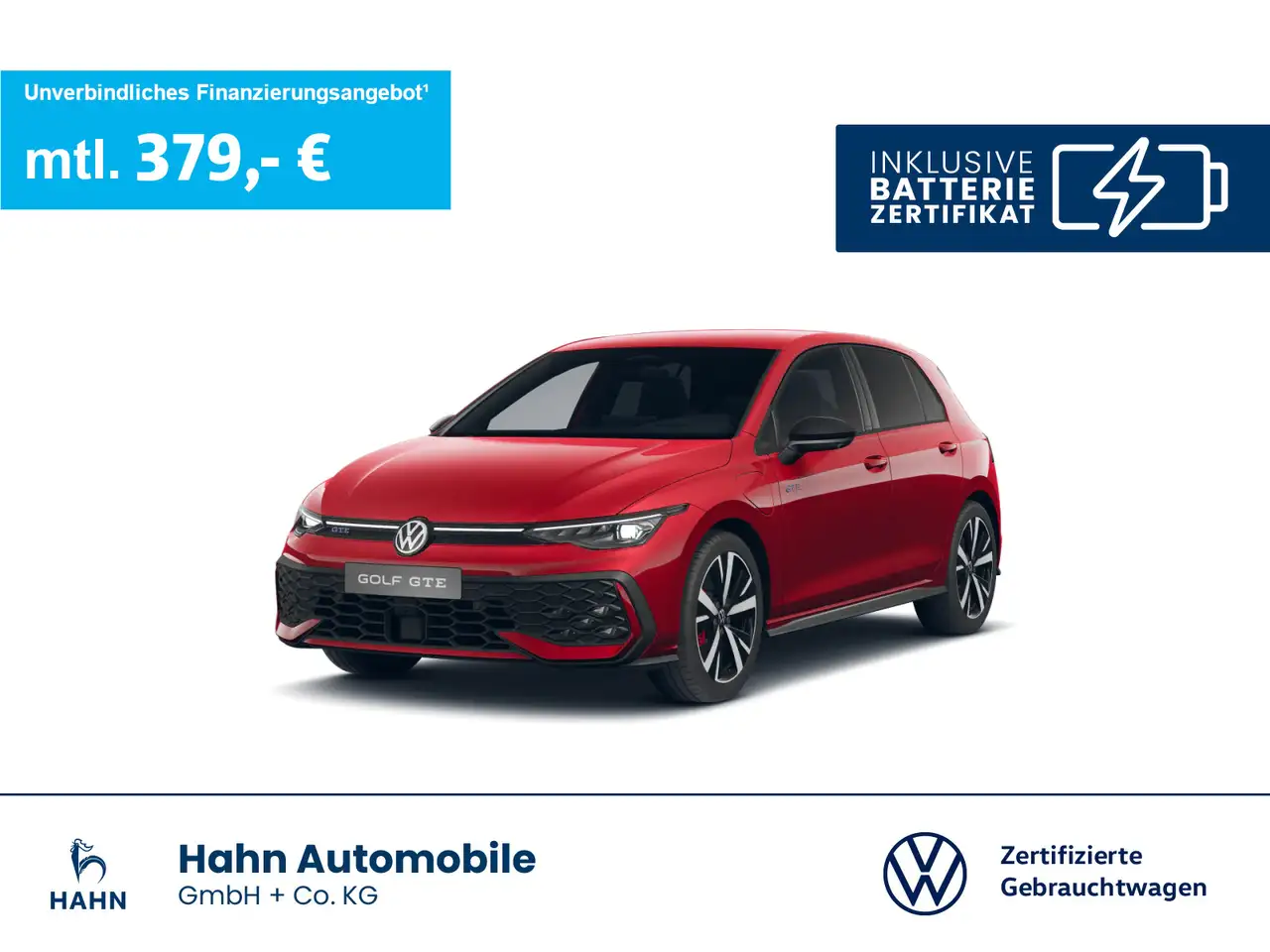Volkswagen Golf GTE GTE 1.5 eHybrid Matrix Nav 360° HUD ACC APP — photo 1 of 17