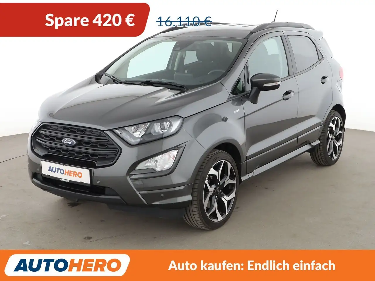 Ford EcoSport 1.0 EcoBoost ST-Line *NAVI*LED*TEMPO*CAM*PDC*SHZ* — photo 1 of 26