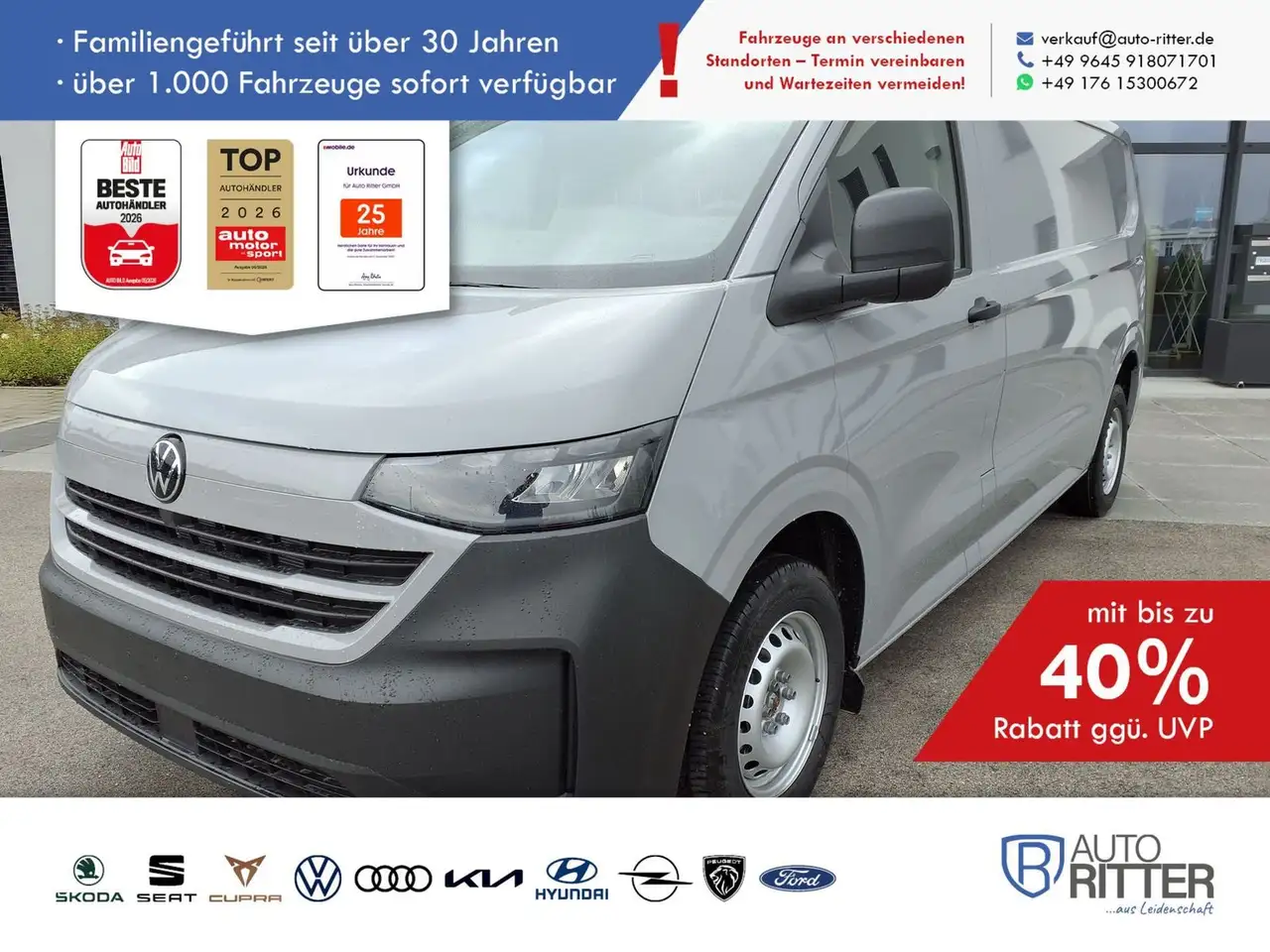 Volkswagen T7 Transporter LR AHK|LED|Klima|PDC|SHZ — photo 1 of 8