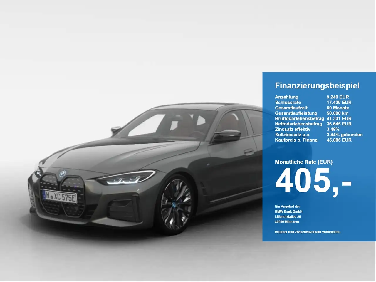 BMW i4 M50 Gran Coupé M-Sport LED ACC HiFi DAB RFK — photo 1 of 9