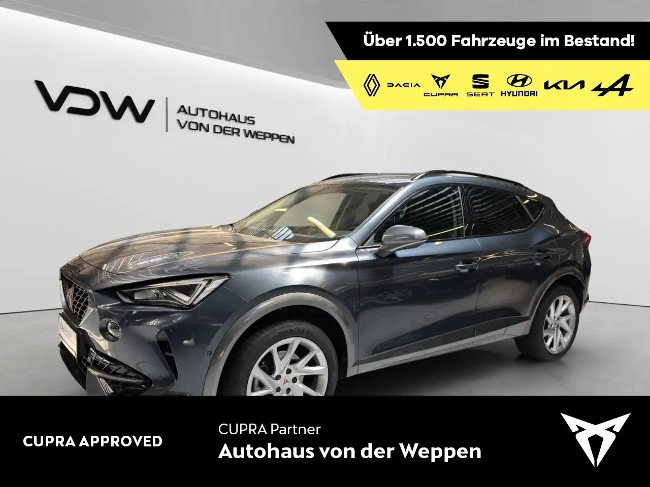 CUPRA Formentor 1.5 TSI LED, PDC vo.+hi. Klima Einparkhilfe — photo 1 of 15