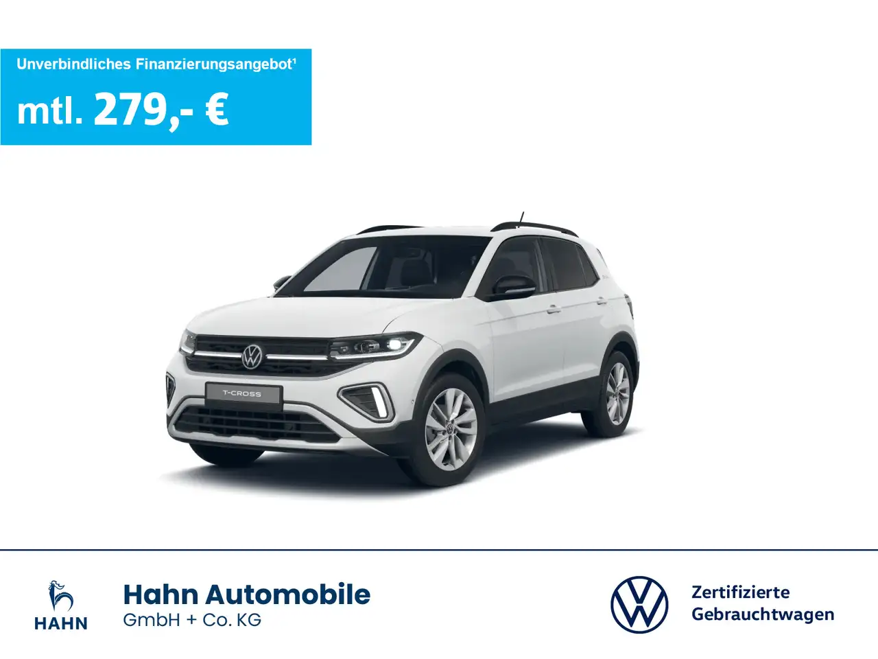 Volkswagen T-Cross 1.0TSI DSG Goal Matrix Nav CAM Sitzh ACC — photo 1 of 17