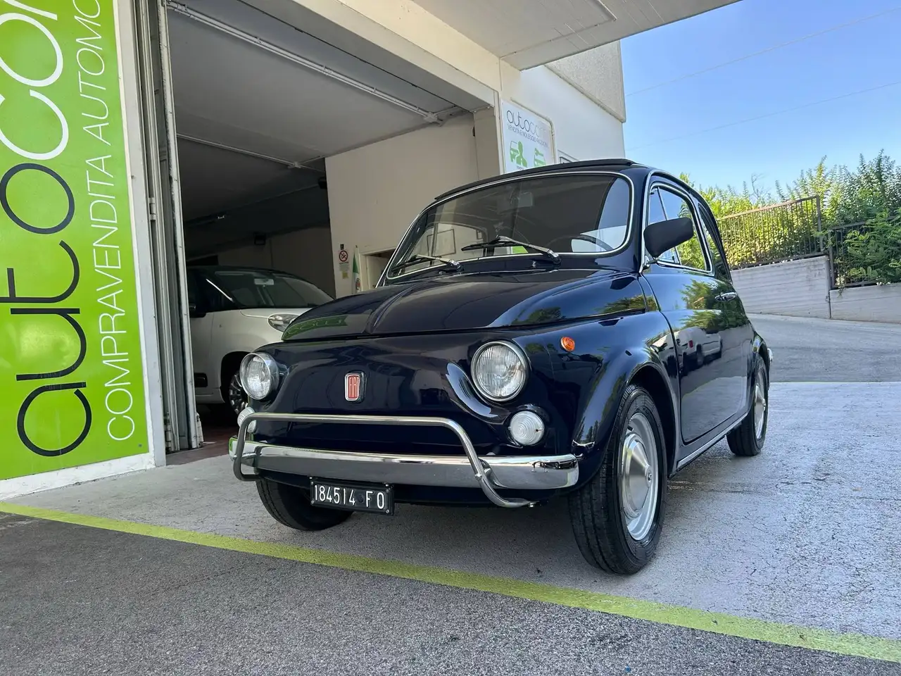 Fiat 500 110F LUSSO UNICO PROPRIETARIO TARGHE-LIBRETTO E COMPLEMENTARE ORIGINALI CONSERVATA — photo 1 of 14