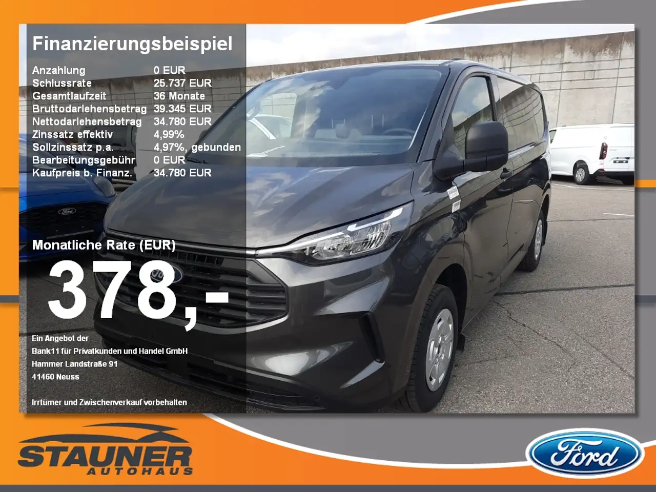 Ford Transit Custom Trend 280L1 RFK Frontscheibe beh. — photo 1 of 31