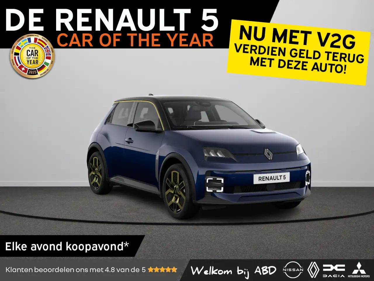 Renault R 5 Techno Comfort range | Achteruitrijcamera | Draadl — photo 1 of 12