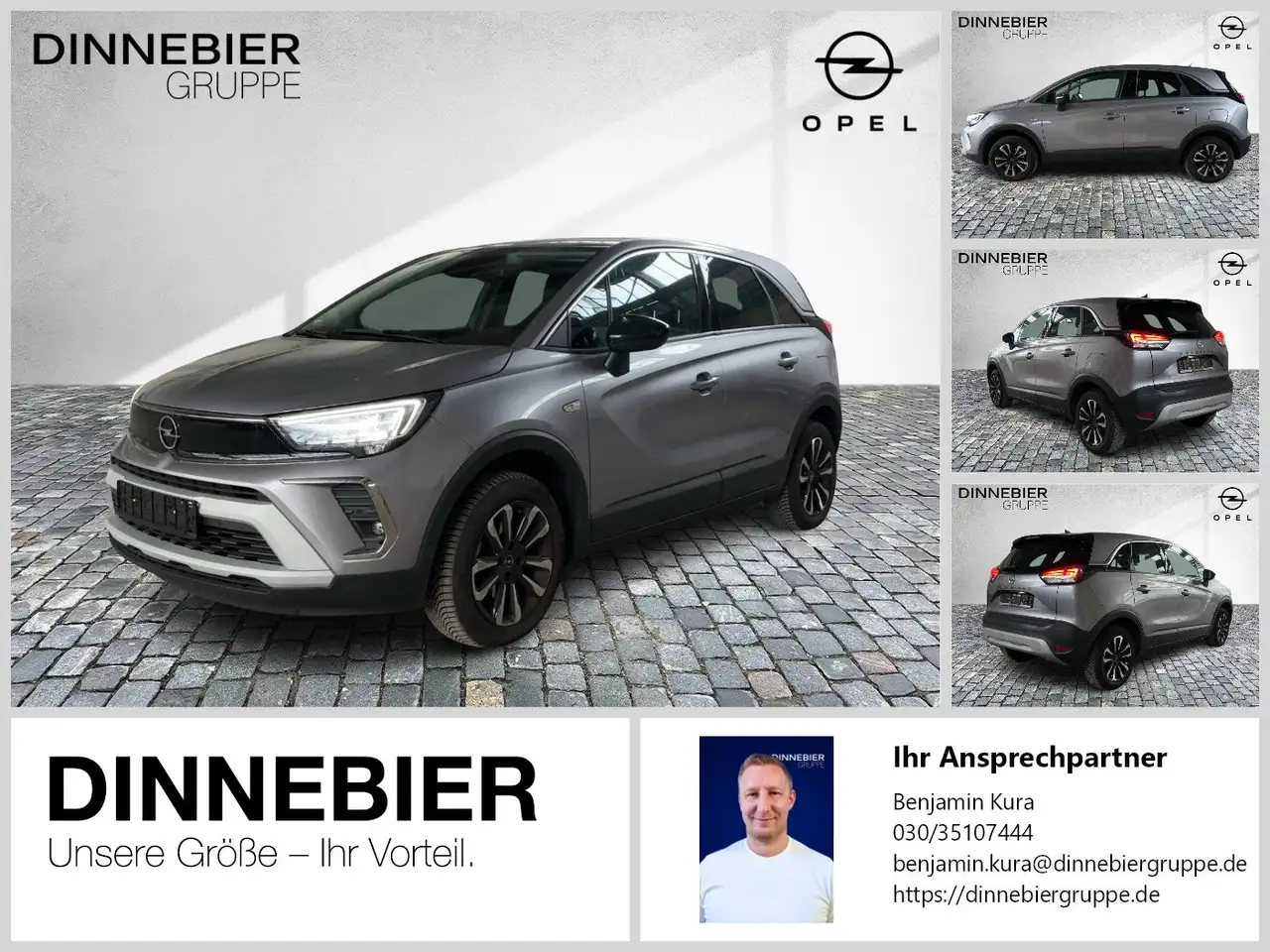 Opel Crossland Elegance **Allwetter+PDC+SHZ+LHZ** LED KeyLess — photo 1 of 17