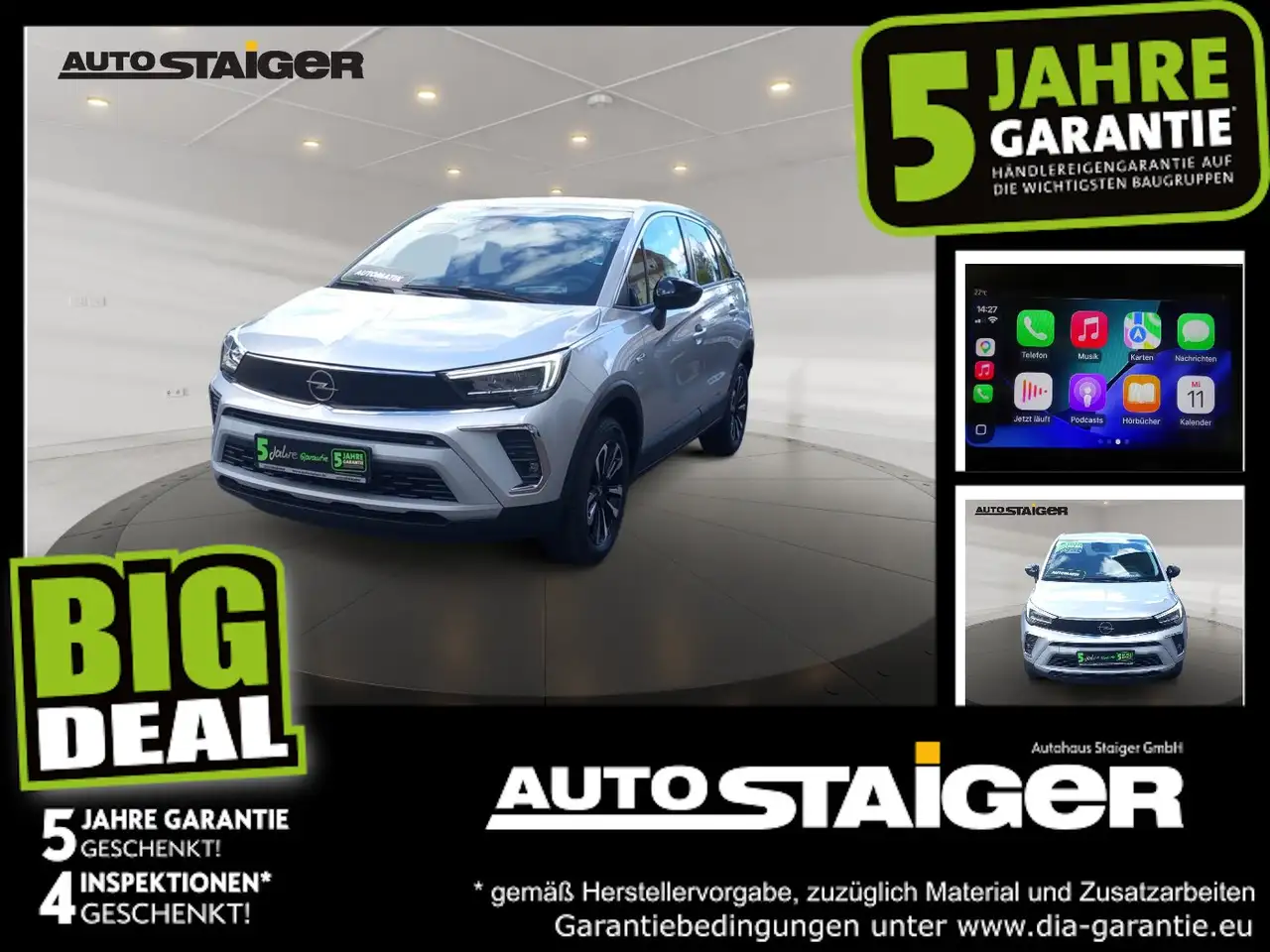 Opel Crossland 1.2 Turbo Elegance Automatik, Navi, — photo 1 of 22