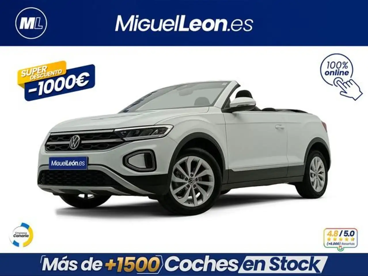 Volkswagen T-Roc Cabrio Style 1.0 TSI 81kW (110CV) — photo 1 of 32