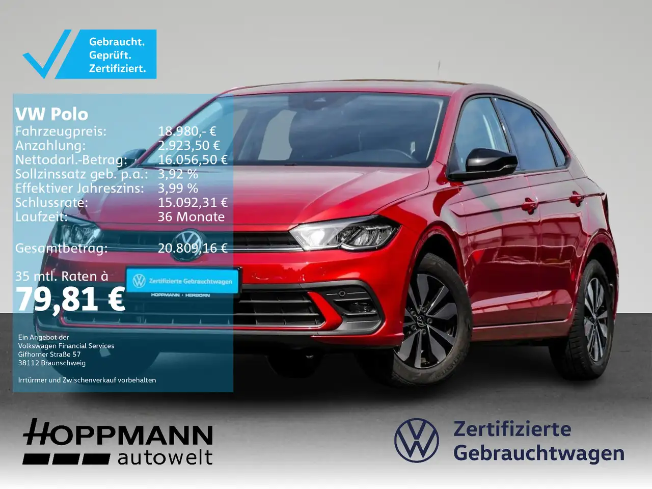Volkswagen Polo 1.0 TSI Goal Navi LED Sitzheizung App-Connect — photo 1 of 17