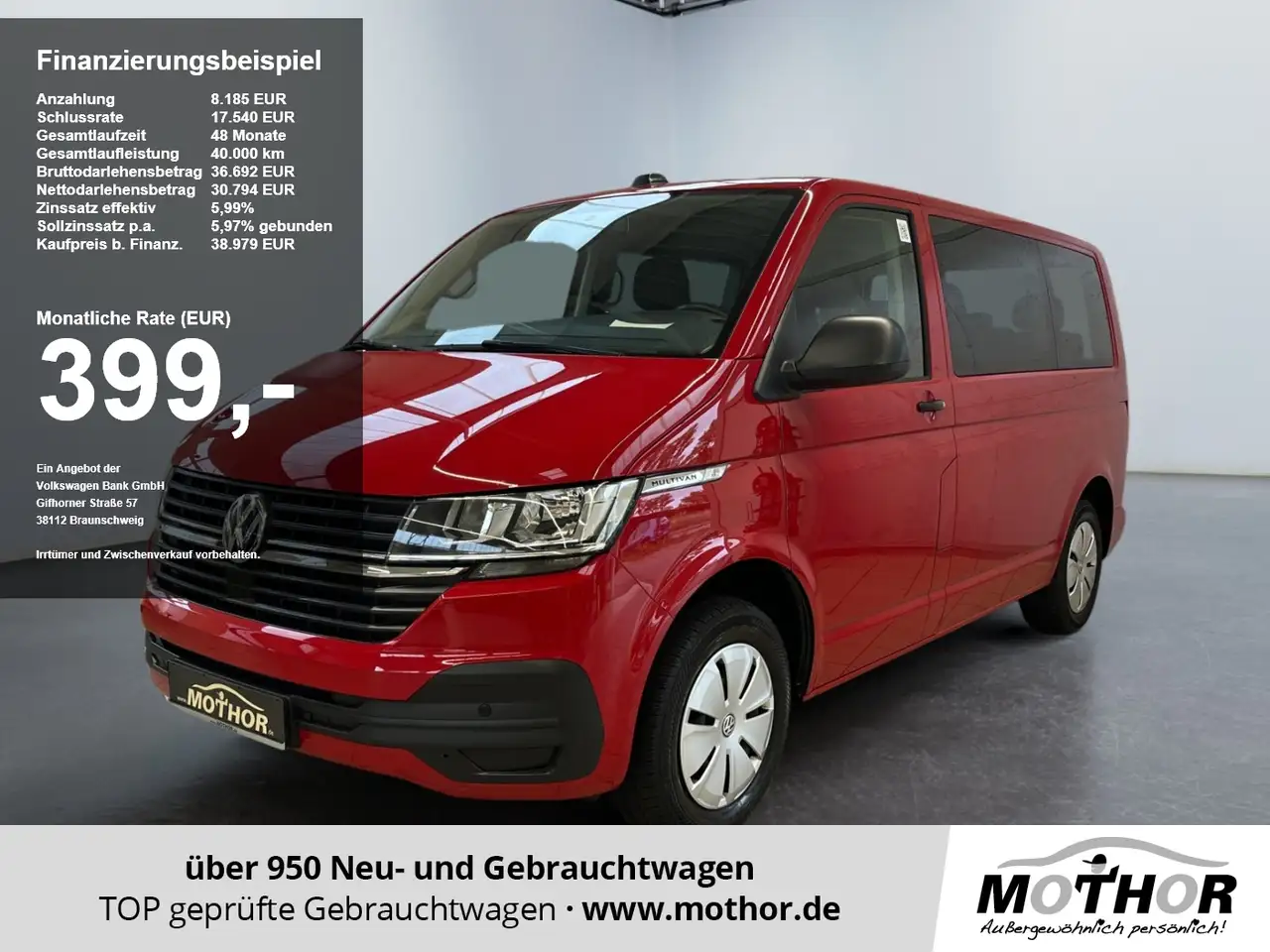 Volkswagen T6 Multivan Family 2.0 TDI PDC 3xKlimaautomatik — photo 1 of 15