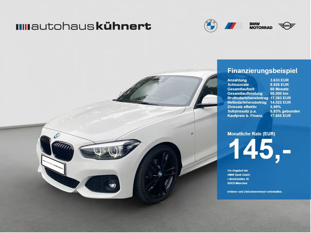 BMW 118 i 5-Türer Edition M-Sport Shadow LED Navi PDC — photo 1 of 20