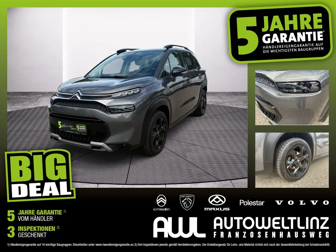 Citroen C3 Aircross 1.2 PureTech 130 Shine Pack LED+Navi — photo 1 of 15