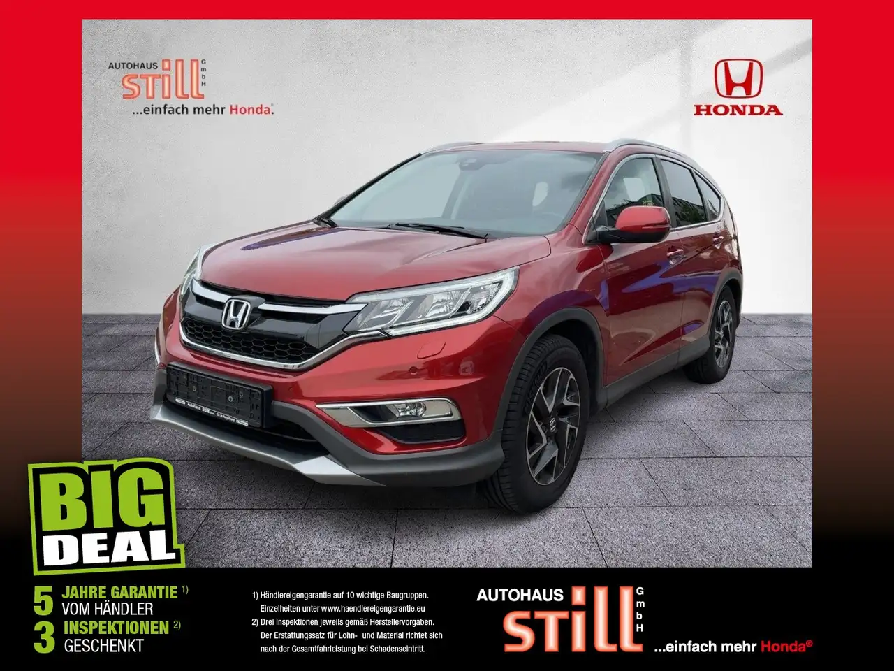 Honda CR-V 2.0 i-VTEC Eleg. 2WD AHK+Navi+Klima+Kamera — photo 1 of 19