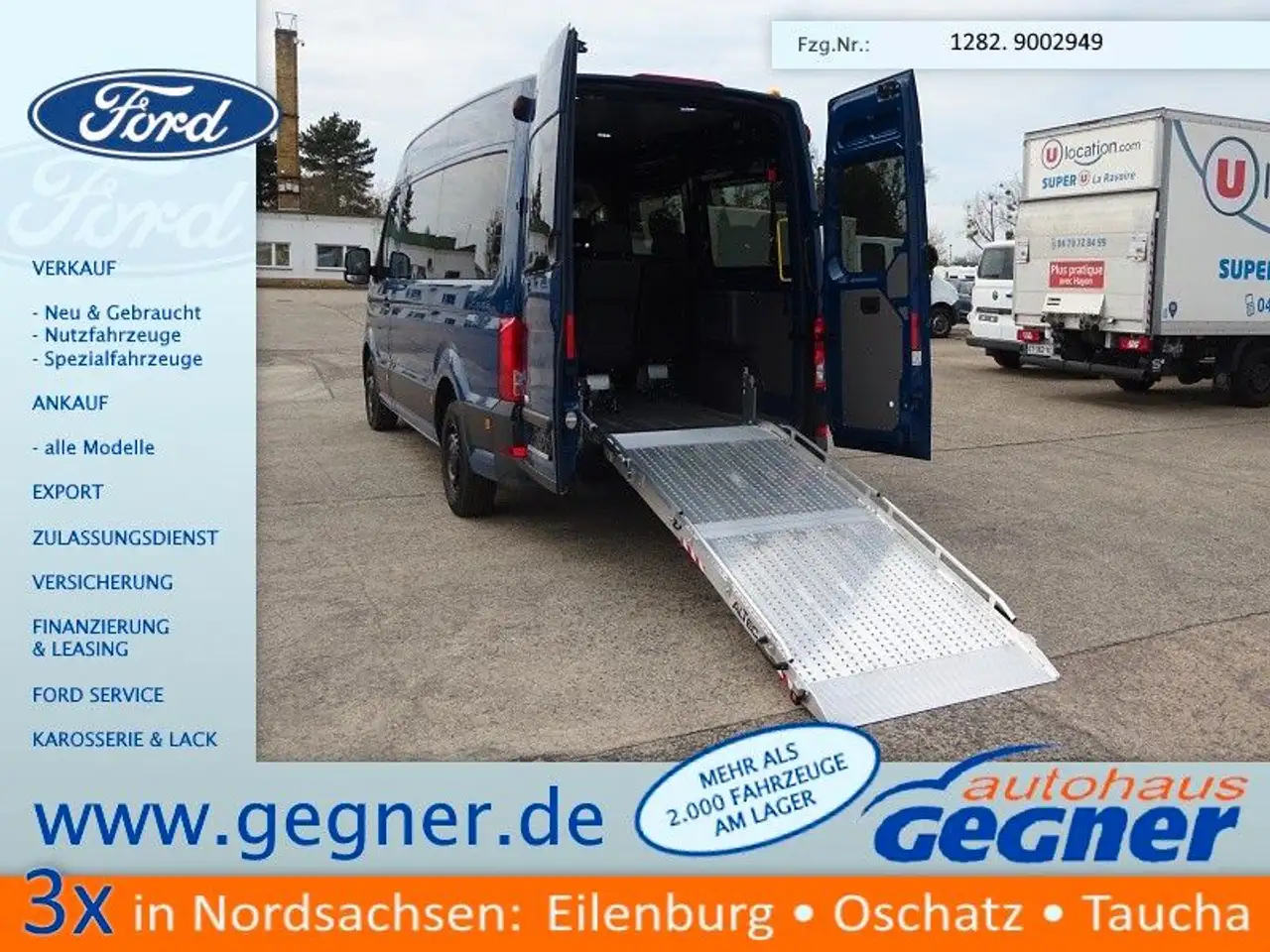 Volkswagen Crafter Kombi 35 FWD 9-Sitze KMP BTW Rampe — photo 1 of 32