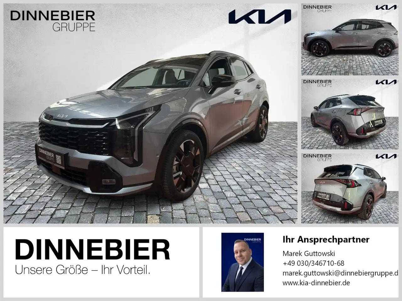 Kia Sportage GT-Line 1.6T LED+360°Kamera+AHK — photo 1 of 18