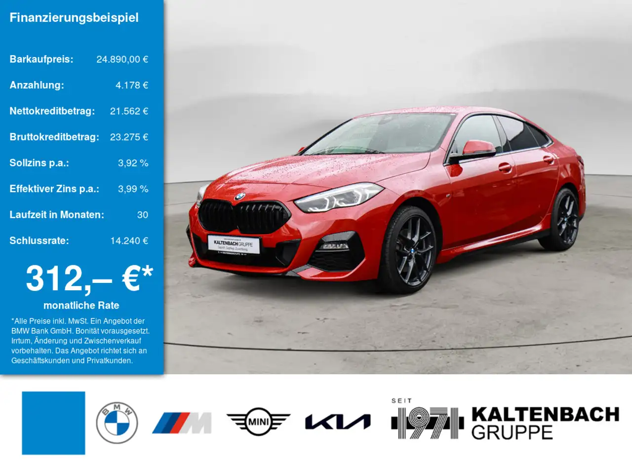 BMW 218 Gran Coupe M-Sport LED ACC W-LAN NAVI SHZ — photo 1 of 30