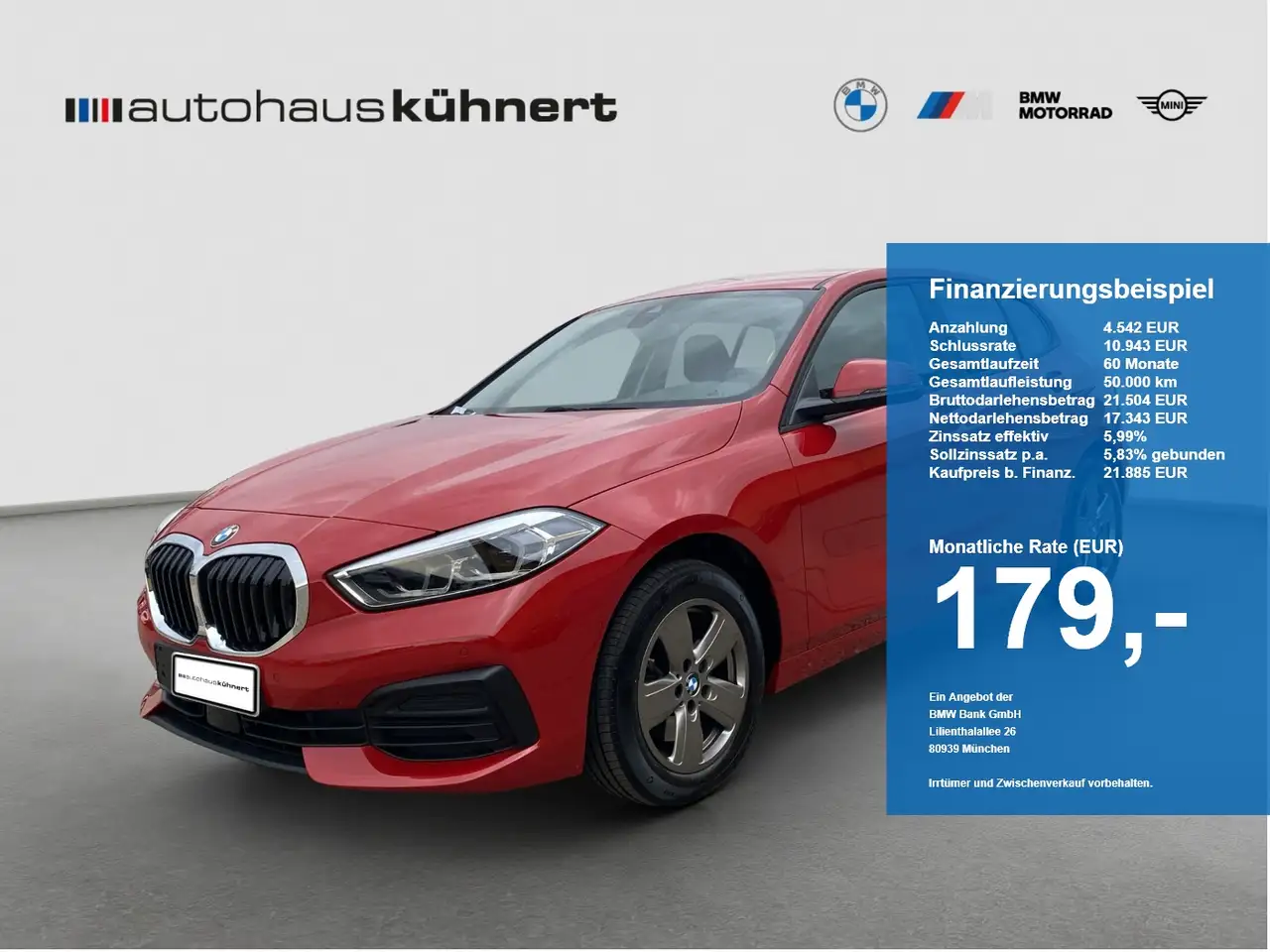 BMW 118 i Advantage LED SpurAss Navi ParkAss RFK — photo 1 of 15