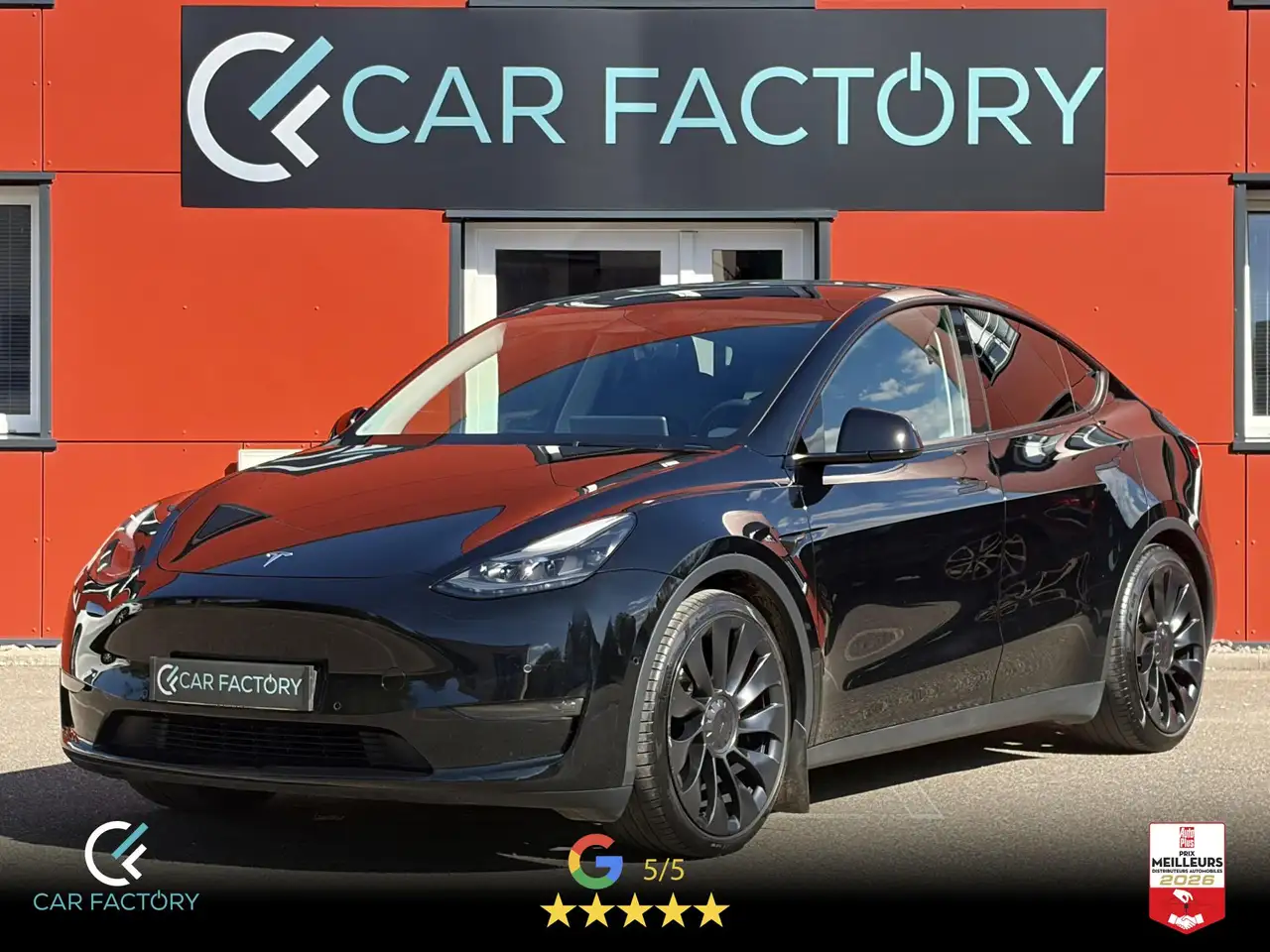 Tesla Model Y Performance AWD 534 ch TVA Récupérable Attelage 1ère Main Autopilote Garantie 2 — photo 1 of 25