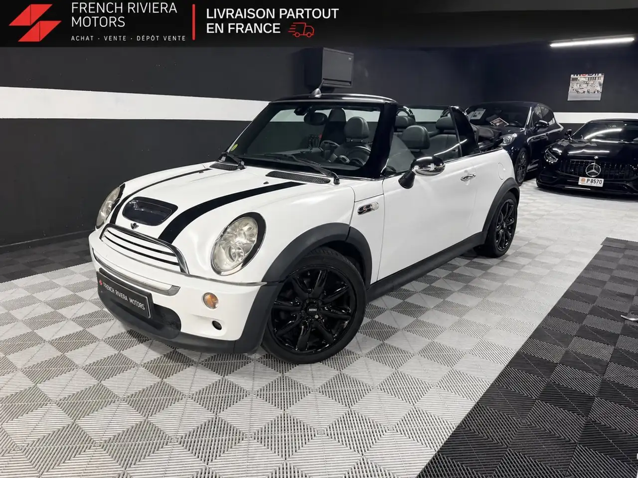 MINI Cooper Cabrio Cabriolet S - Cabriolet - Harman Kardon - GPS - 170ch - Siège Chauffant - 2005 — photo 1 of 15