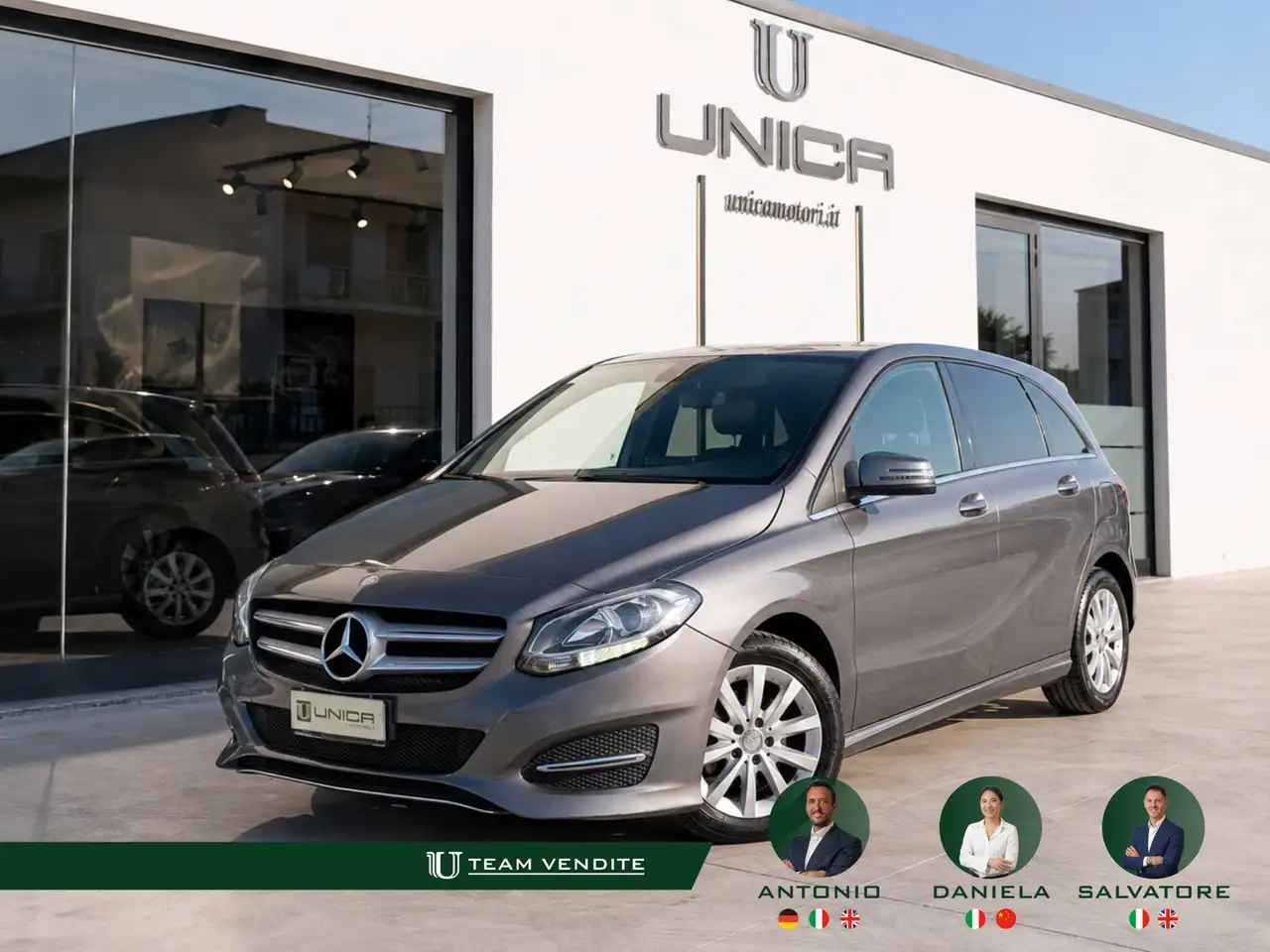Mercedes-Benz B 180 d 1.5 109cv BUSINESS ITALIANA MANUALE BLOCKSHAFT RETROCAMERA — photo 1 of 15