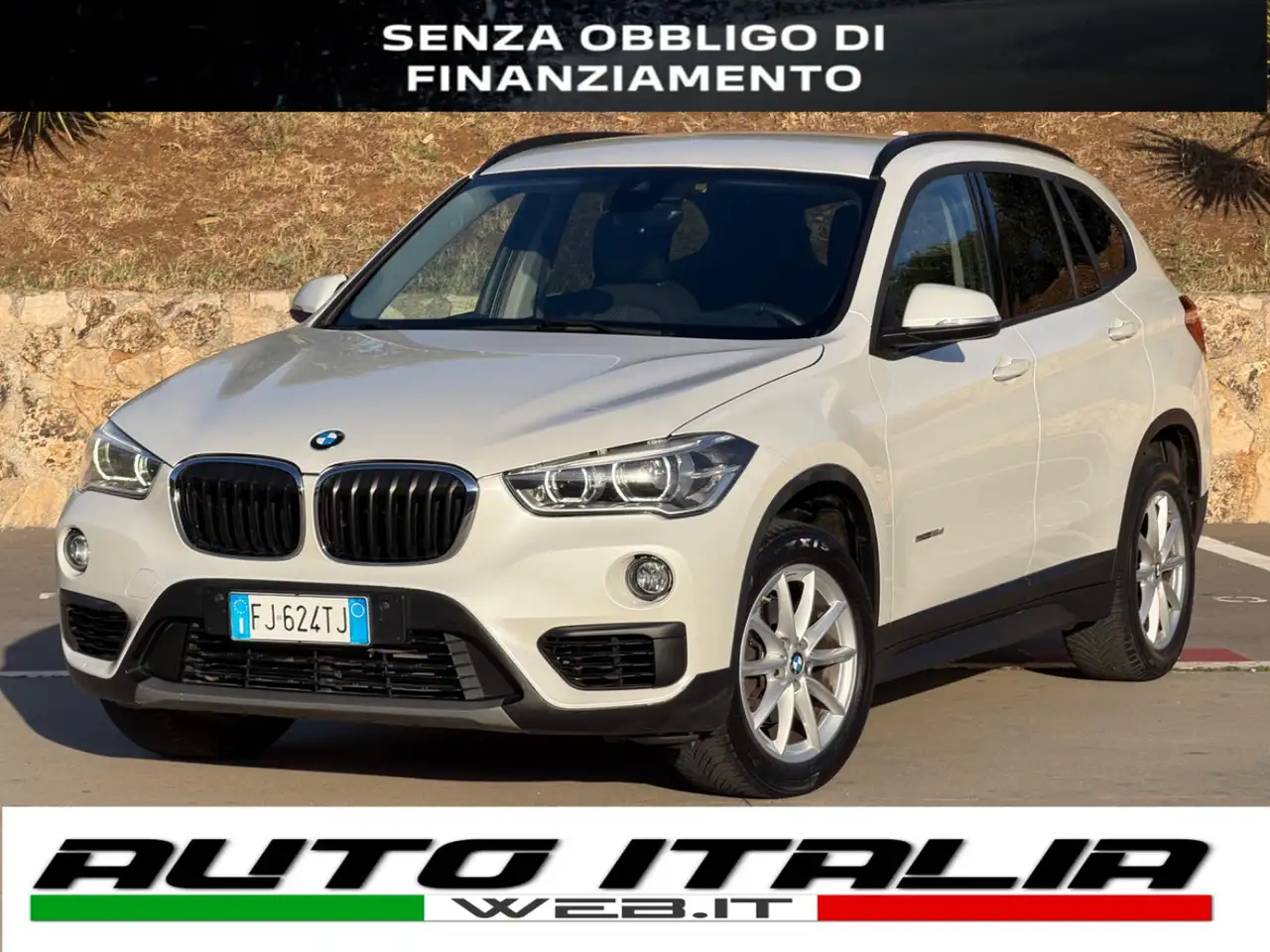 BMW X1 SDRIVE 16D BIANCO PERLA+LED+BIZONA+CRUISE — photo 1 of 15