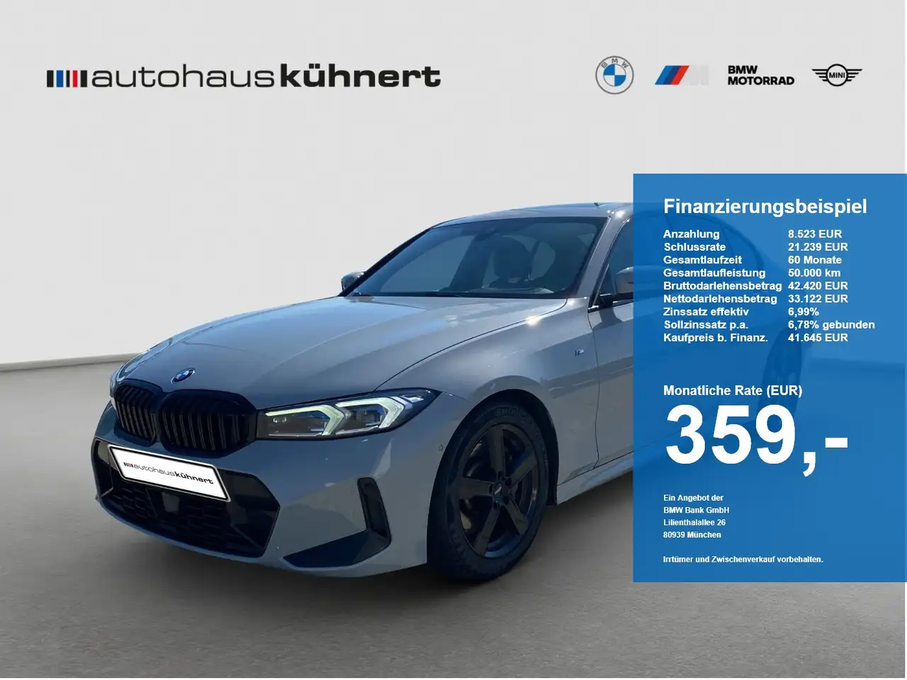 BMW 330 i Limousine ///M-Sport ACC LED PanoSD SpurAss — photo 1 of 15