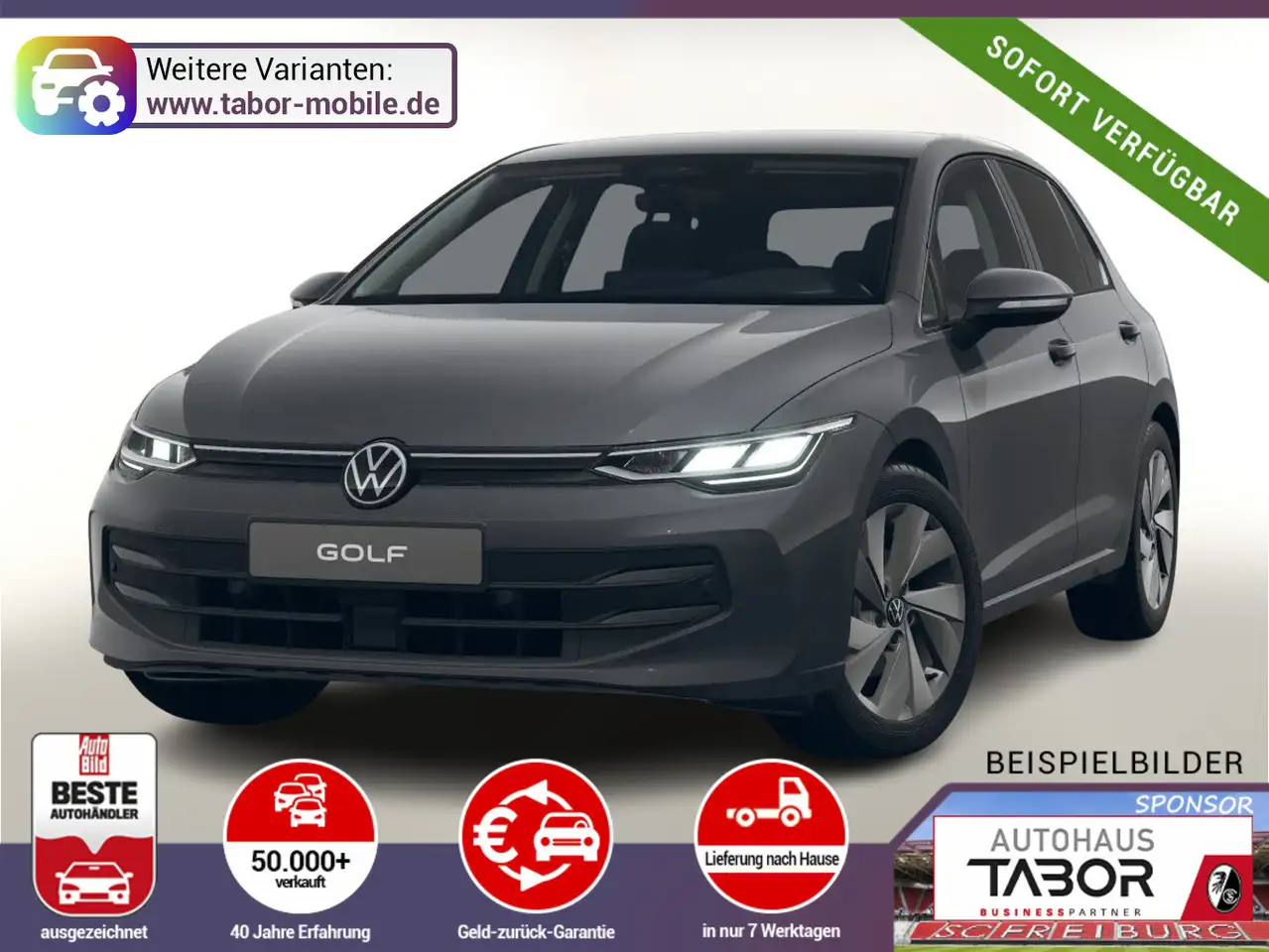 Volkswagen Golf 8 eTSI Ready2D ParkAs+ SHZ PrivG 17Z KeyL — photo 1 of 12