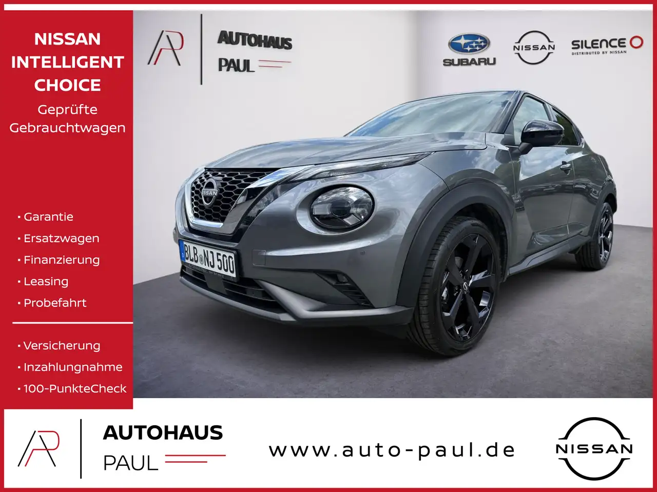 Nissan Juke 1.0 DIG-T Tekna, Navi, 360°, BOSE, CarPlay — photo 1 of 17