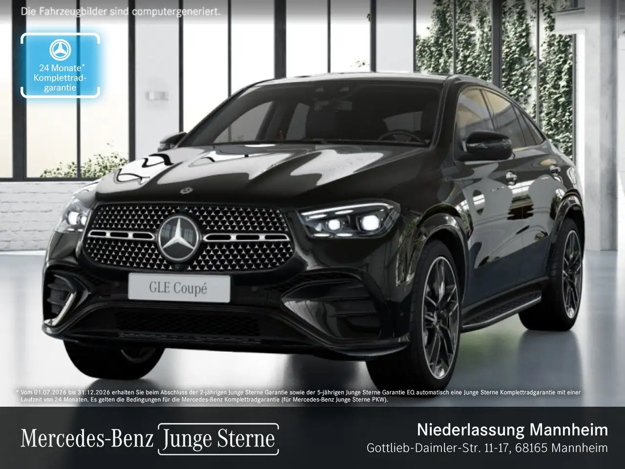 Mercedes-Benz GLE 400 e Coupé 4M AMG+NIGHT+PANO+360+MULTIBEAM — photo 1 of 23