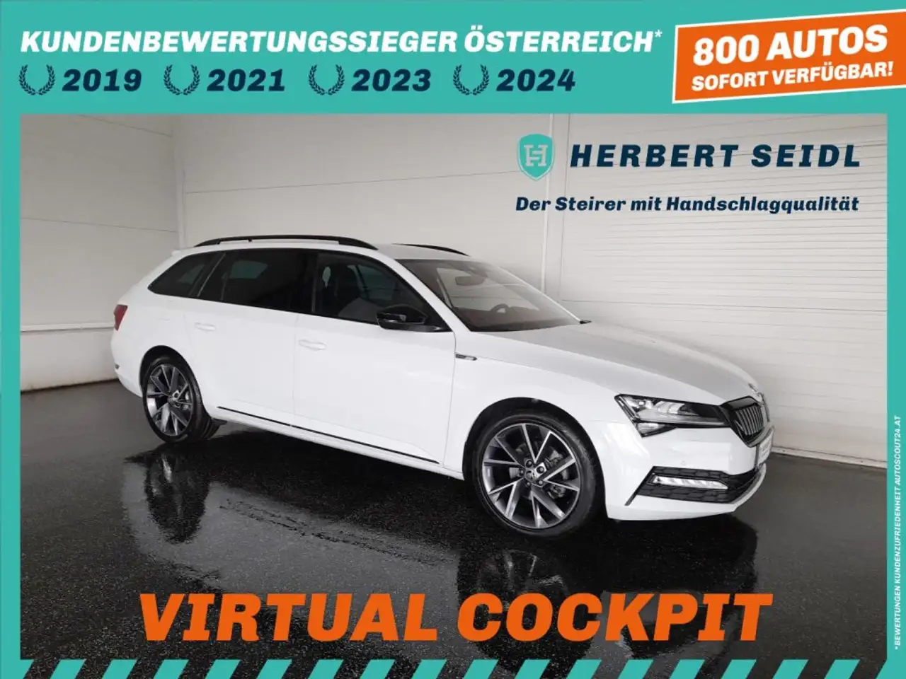 Skoda Superb Kombi SPORTLINE PHEV DSG *MATRIX-LED / DCC / 19 ZOLL / VIRTUELL / NAVI / AHV & KAMERA / ACC / CANTON* — photo 1 of 23
