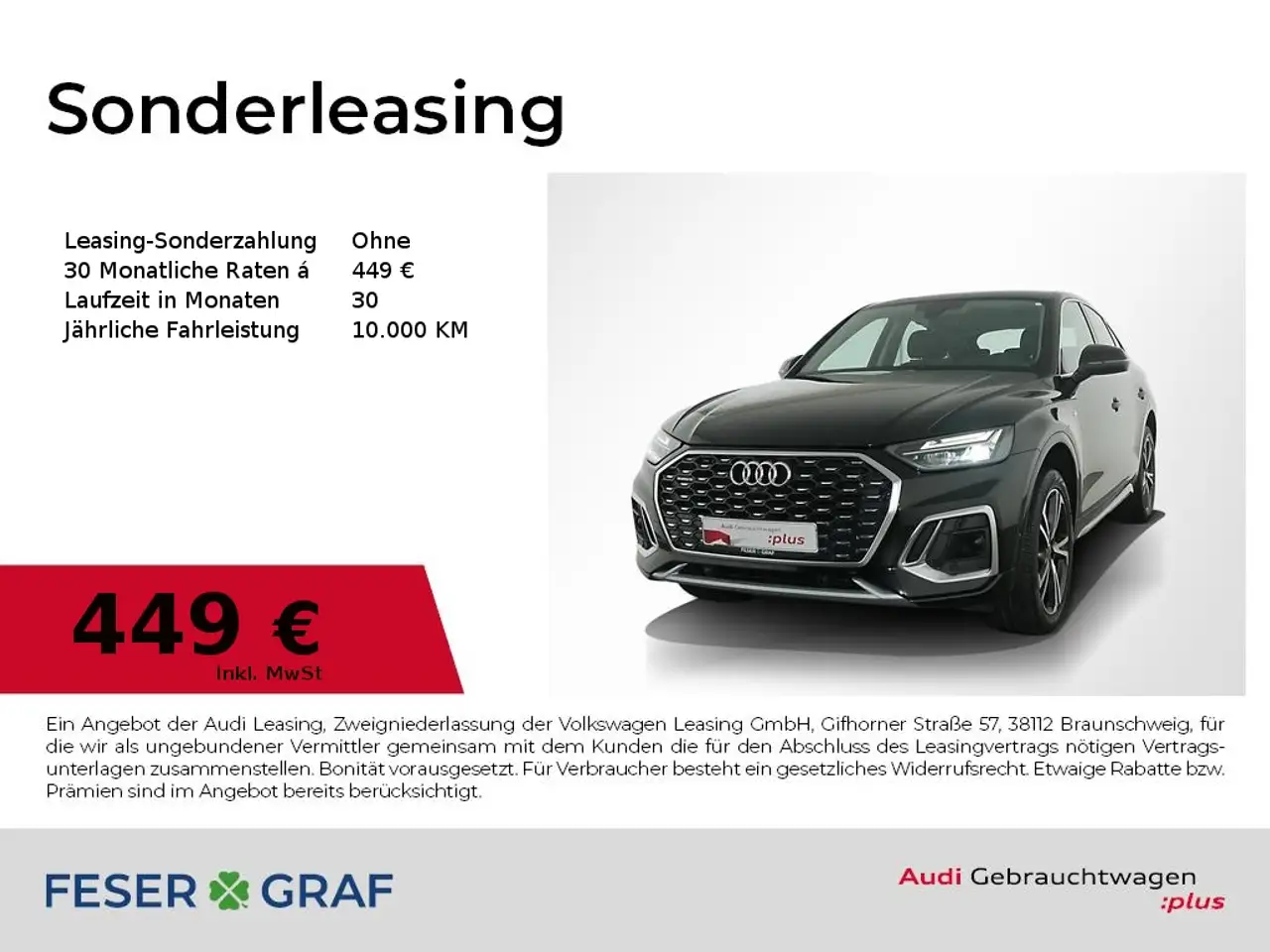 Audi Q5 Sportback 50 TDI quattro S line AHK/Navi/virt — photo 1 of 17