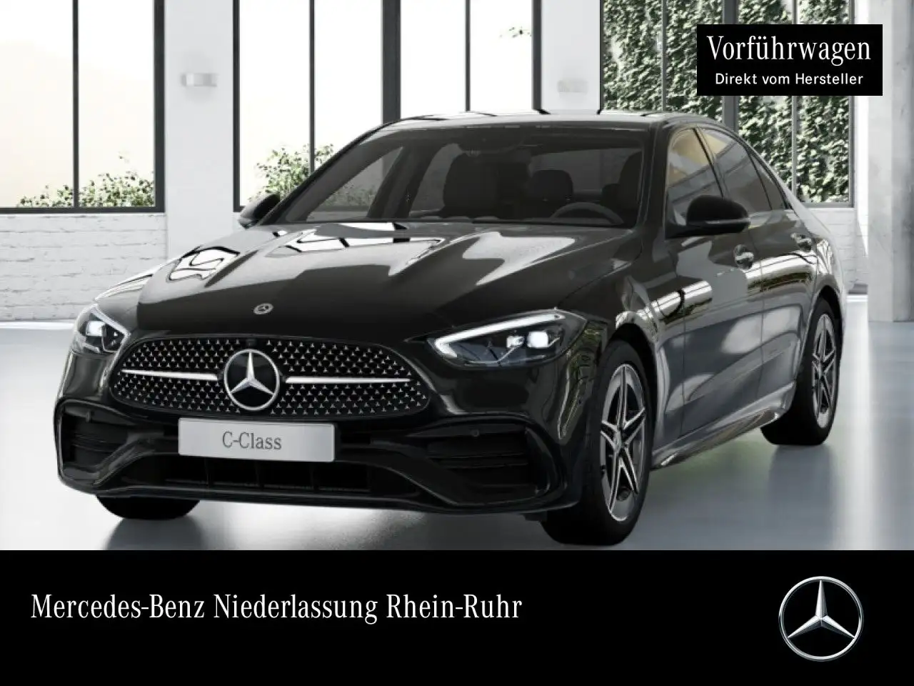 Mercedes-Benz C 180 AMG+NIGHT+360+LED+TOTW+KEYLESS+9G — photo 1 of 15