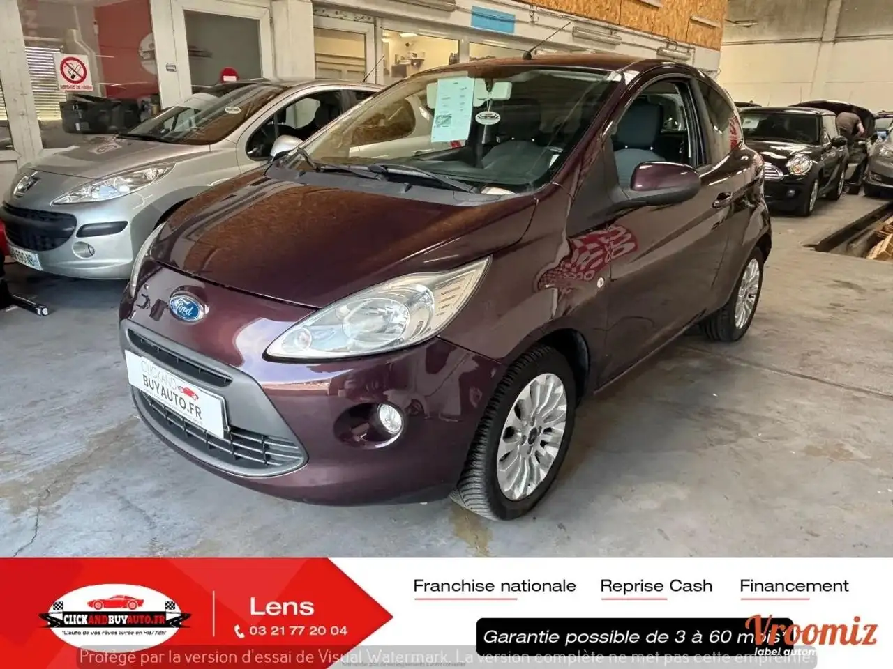 Ford Ka/Ka+ 1.3 TDCI TITANIUM 75CH // 1ERE MAIN FR /CLIM / JANTES ALU / RADIO CD — photo 1 of 18