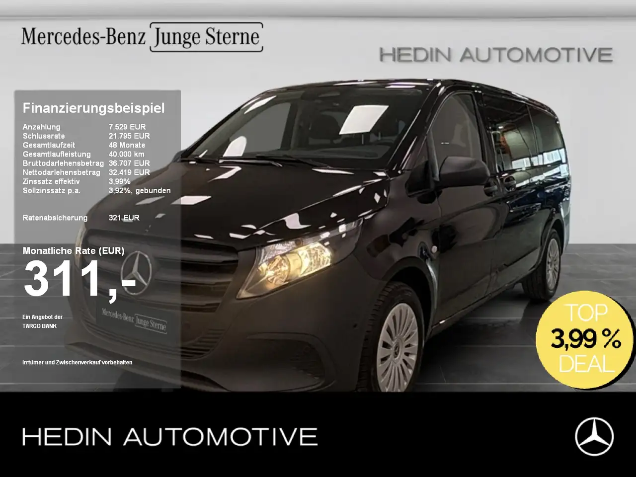 Mercedes-Benz Vito 116 CDI Tourer PRO Lang KAM NAVI SHZ TEMP — photo 1 of 22