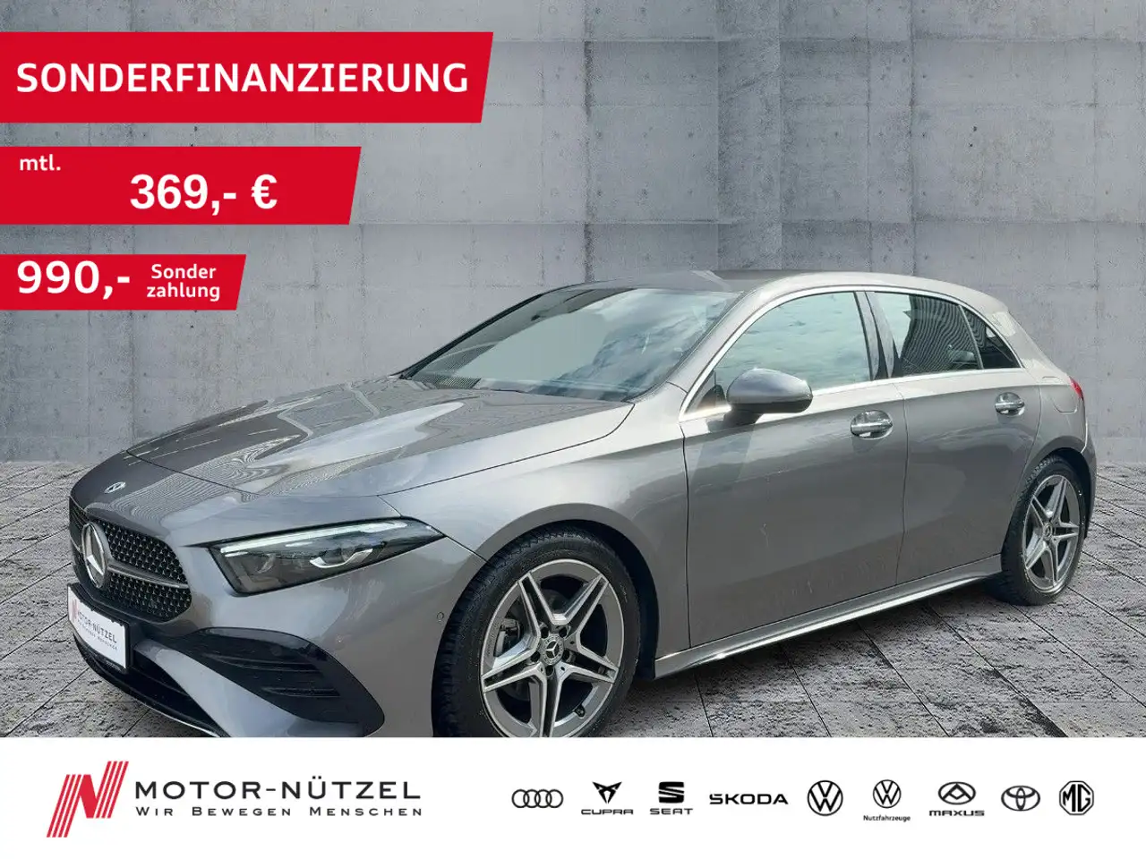 Mercedes-Benz A 200 AMG-LINE MULTIBEAM+NAV+SHZ+RFK+AHK+LM 18" — photo 1 of 18