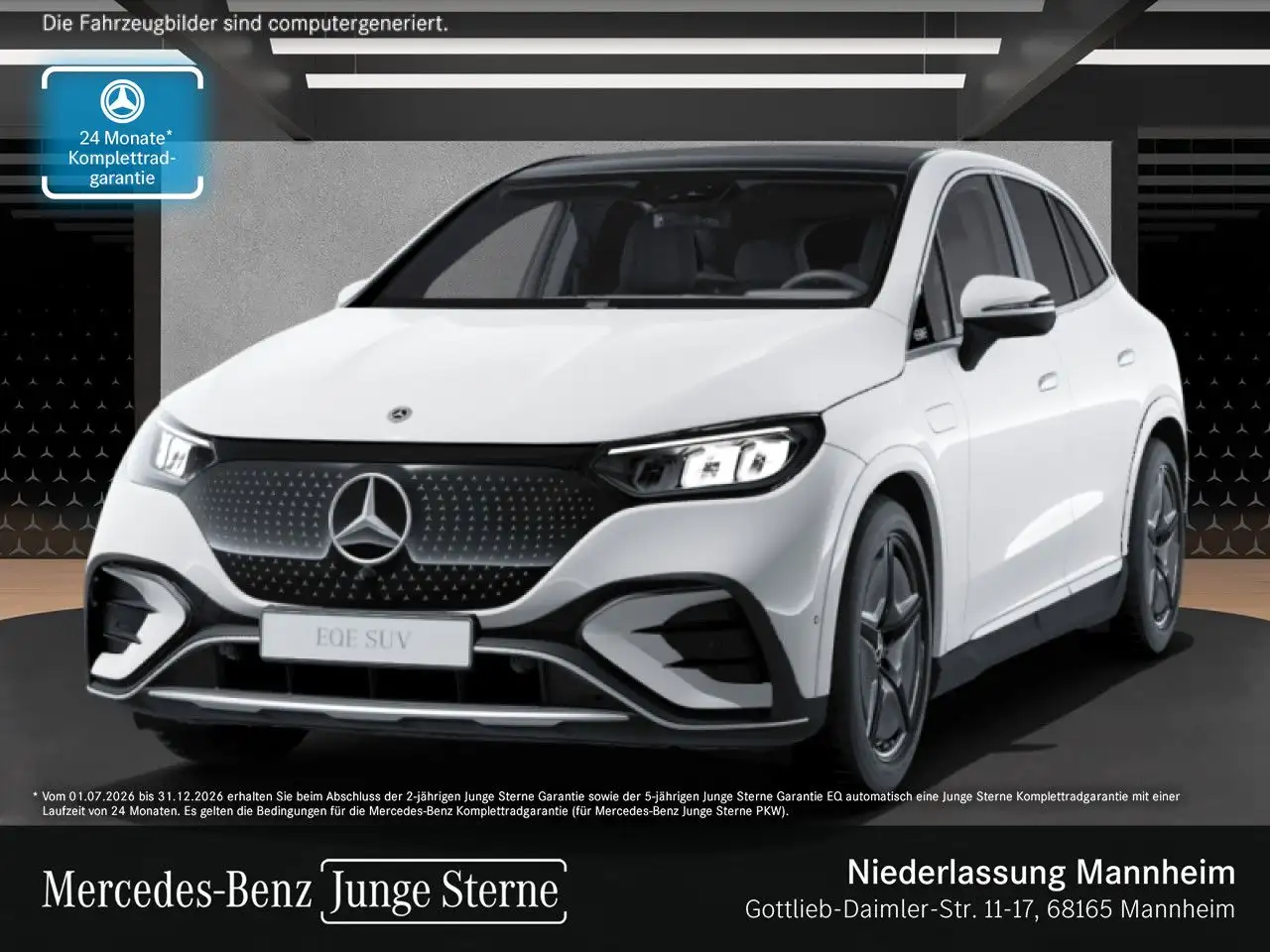 Mercedes-Benz EQE SUV EQE 350 4M AMG+PANO+360+AHK+LED+TOTW+KEYLESS — photo 1 of 23
